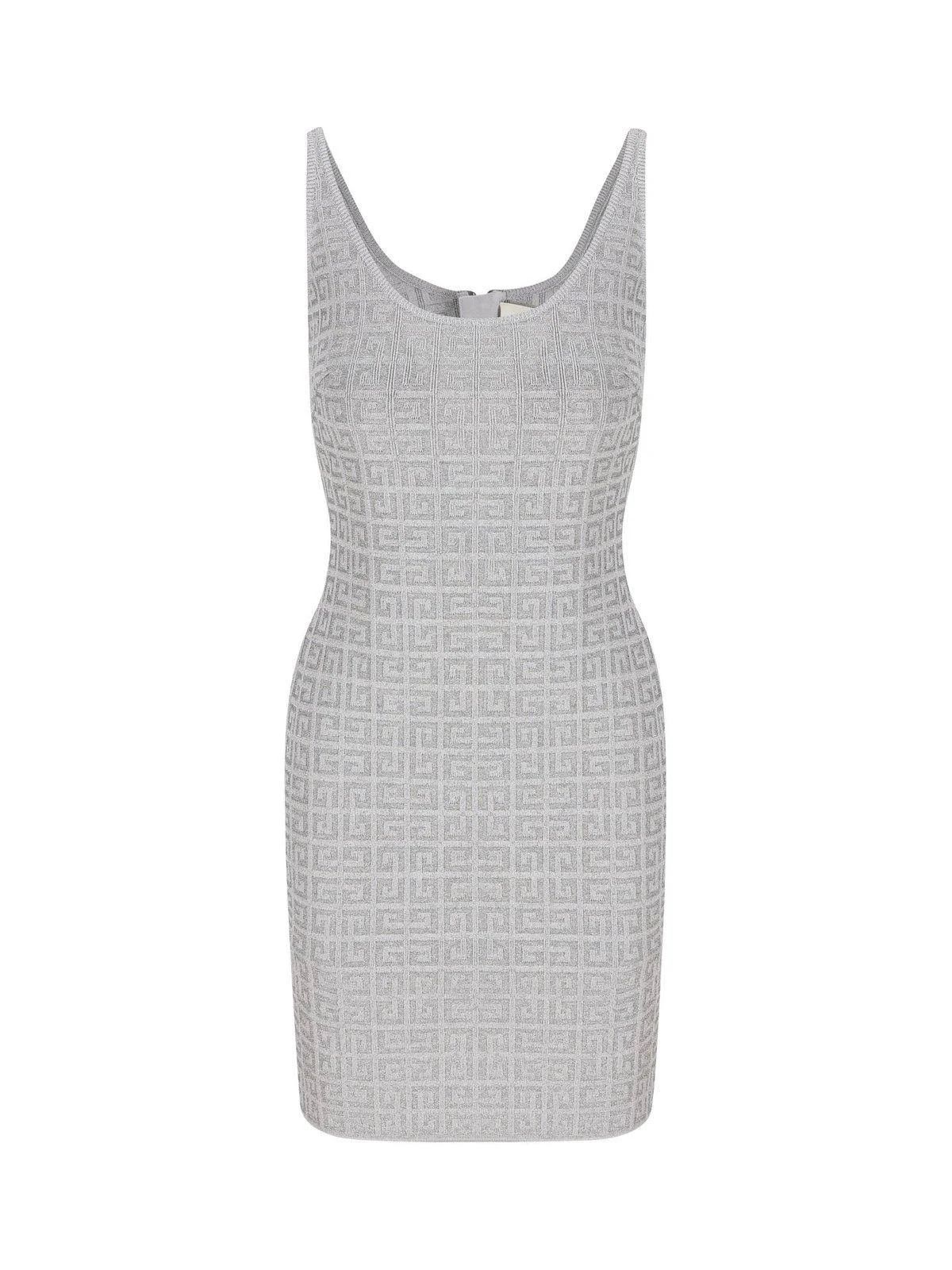 Givenchy o1loc1c0824 Dress in Silver Size L / US 10 / IT 46 - 1 Thumbnail