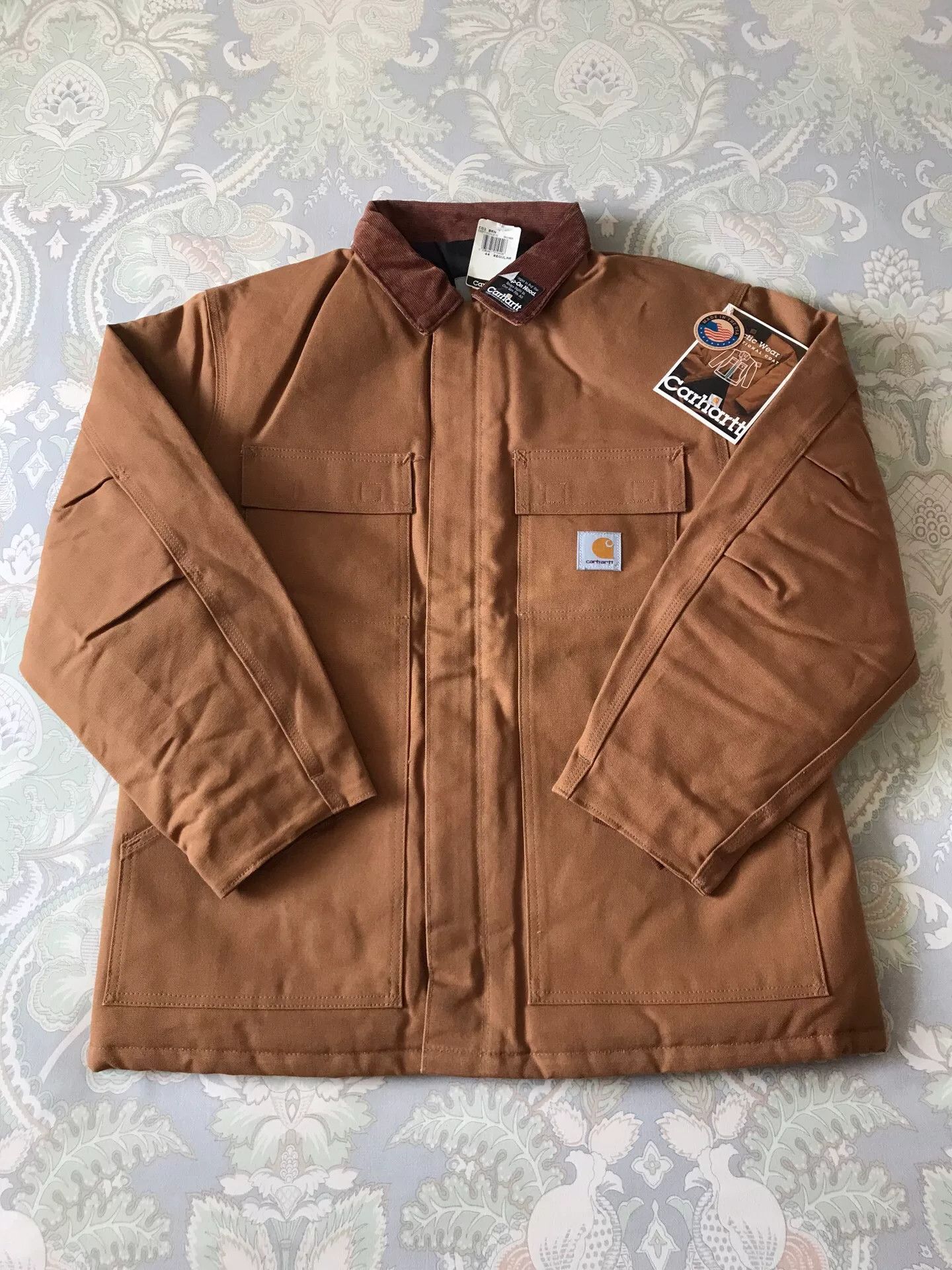 Carhartt Carhartt C03 Vintage Brown Work Jacket Size US S / EU 44-46 / 1 - 1 Thumbnail