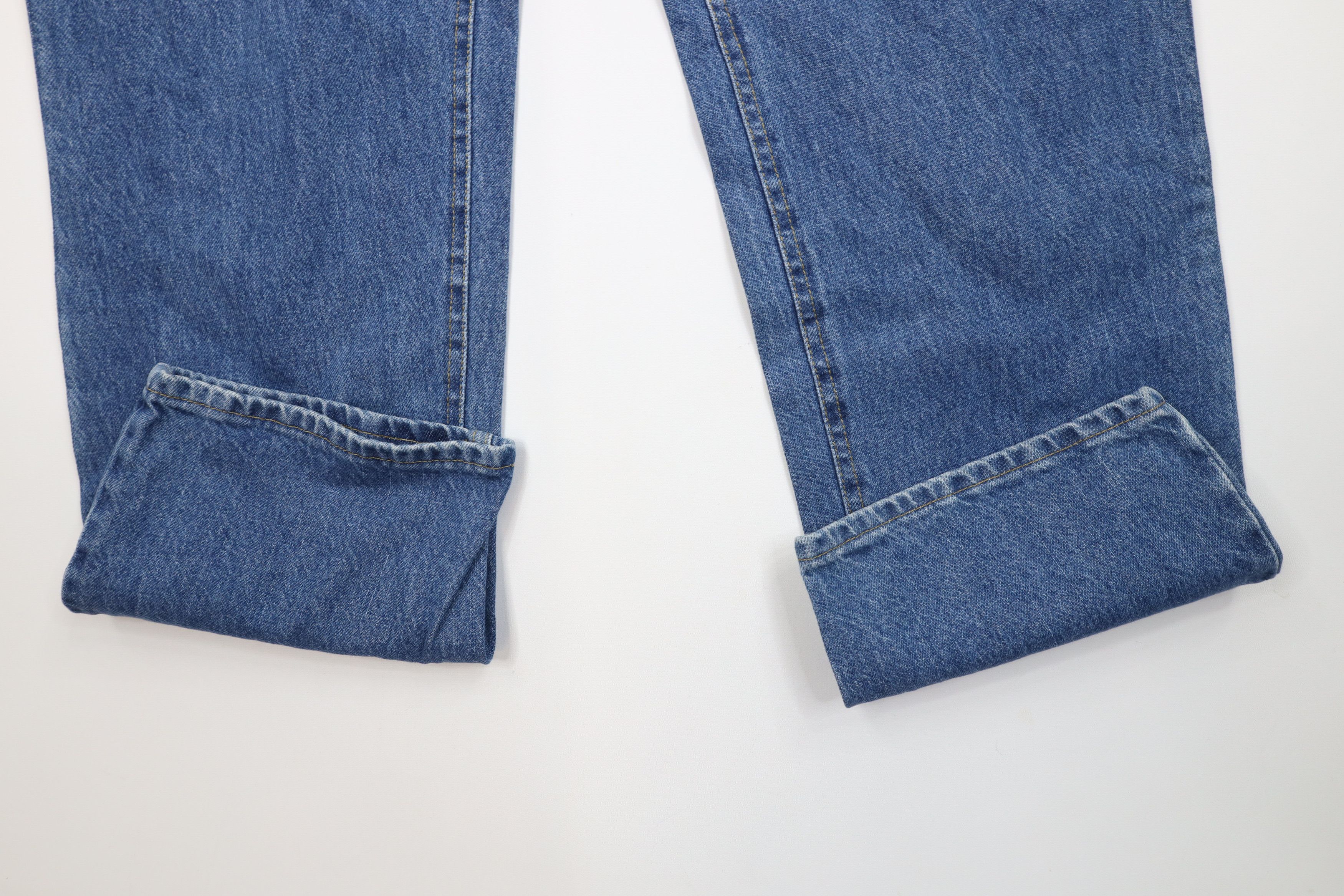 Lee Vintage 90s Lee Straight Leg Denim Jeans Blue Cotton Size US 38 / EU 54 - 5 Thumbnail