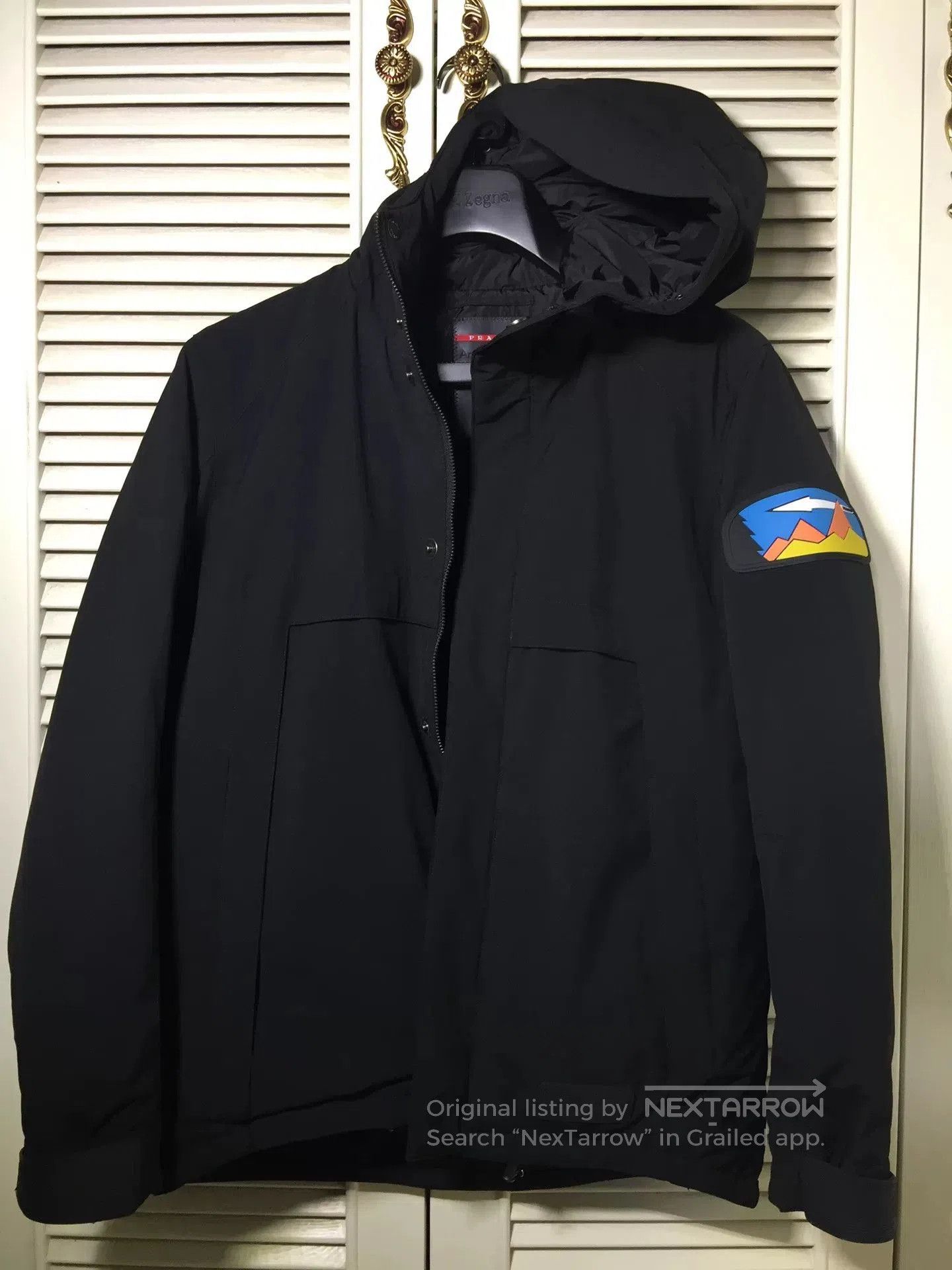 Prada Prada Men's Hooded Down Jacket. Size US M / EU 48-50 / 2 - 1 Thumbnail