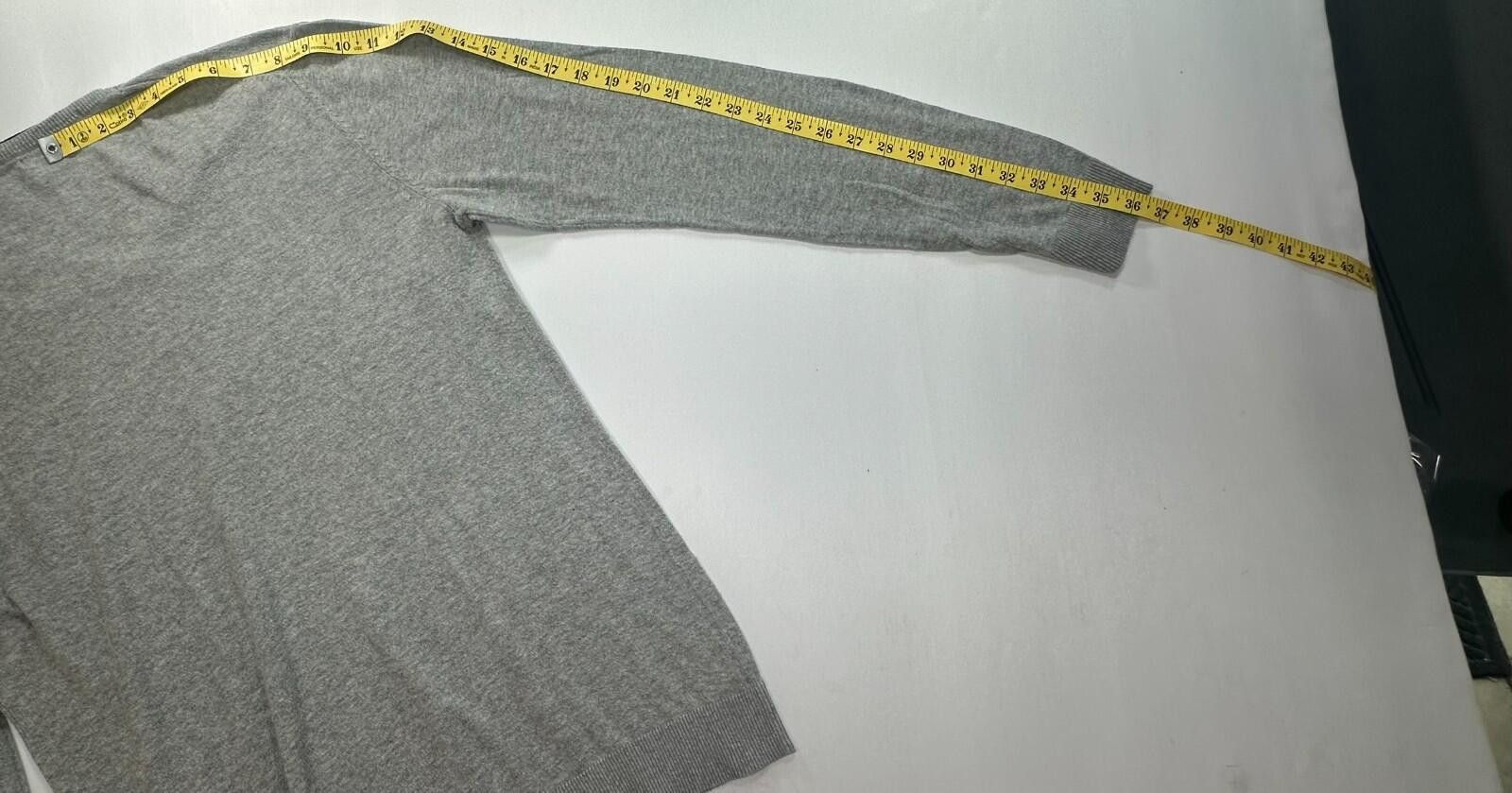 Gap Gap 100% Cotton V-Neck L/S Pullover Sweater Brown Men M Size US M / EU 48-50 / 2 - 5 Thumbnail
