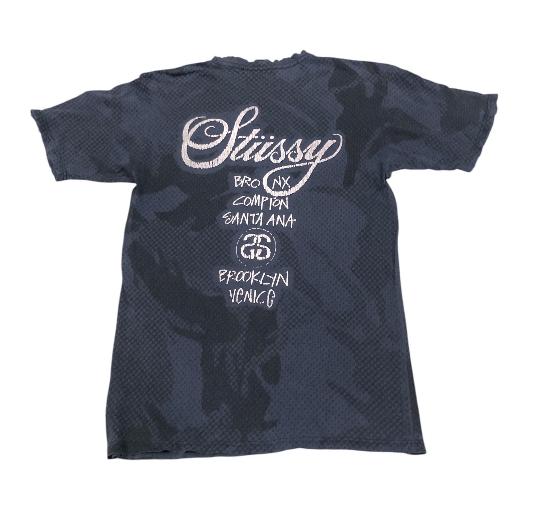 Stussy Authentic Stüssy Cities Shirt - Grunge / Distressed Look Size US M / EU 48-50 / 2 - 2 Thumbnail