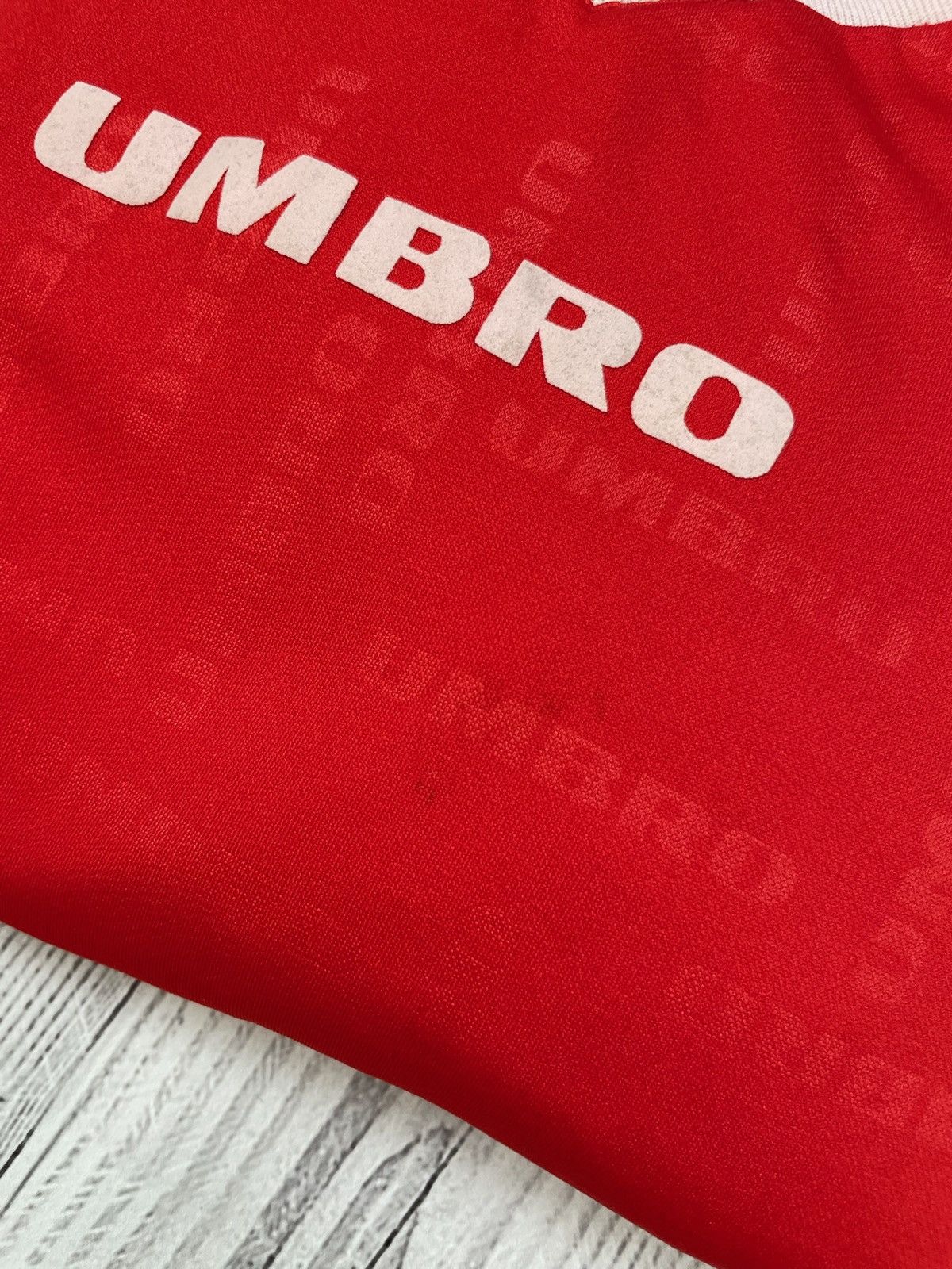 Umbro Vintage umbro soccer jersey long sleeve retro soccer team L Size US L / EU 52-54 / 3 - 13 Thumbnail