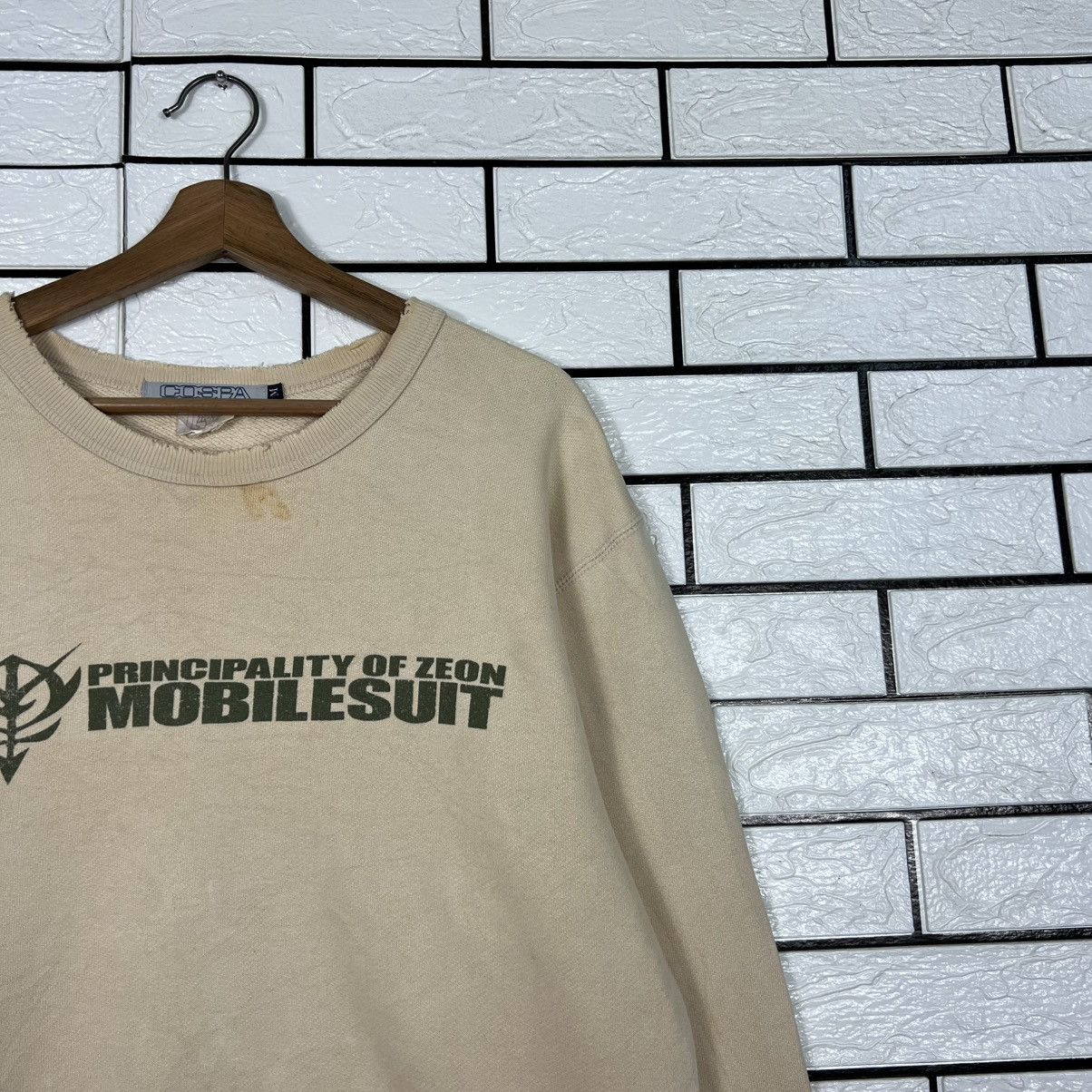 Vintage COSPA Principality of Zeon MOBILESUIT Sweatshirt #4249-C193 Size US M / EU 48-50 / 2 - 8 Thumbnail