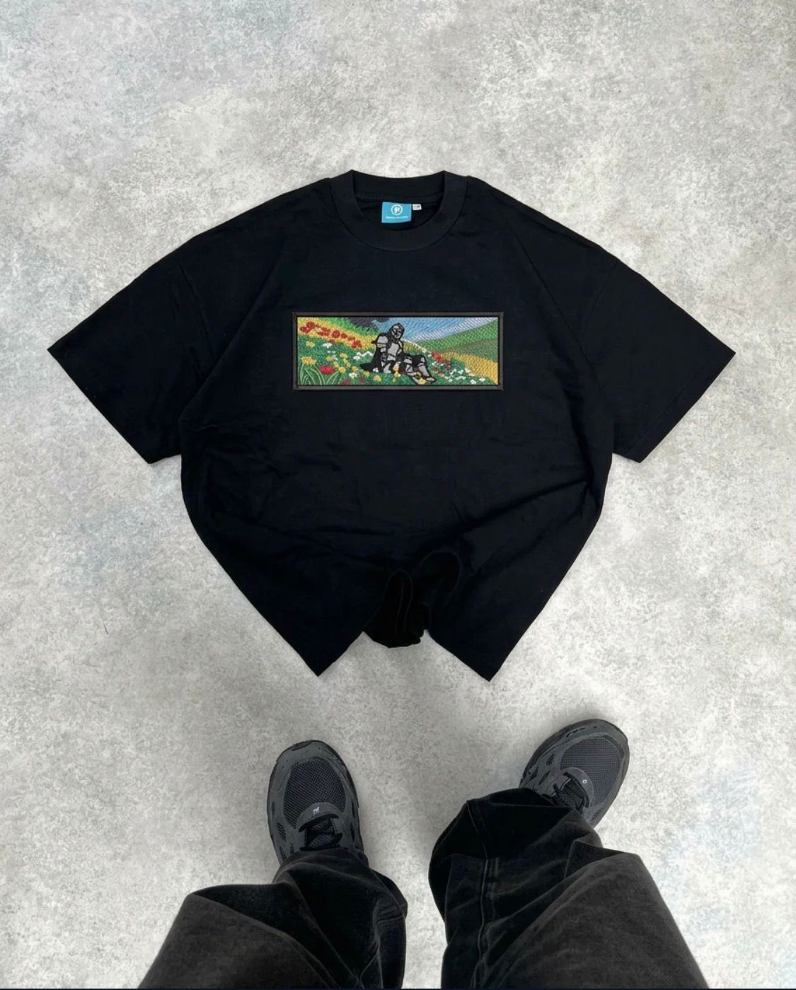 Other Bright Fantasy Embroidred Tee Premium Heavyweight Streetwear Size US L / EU 52-54 / 3 - 1 Thumbnail