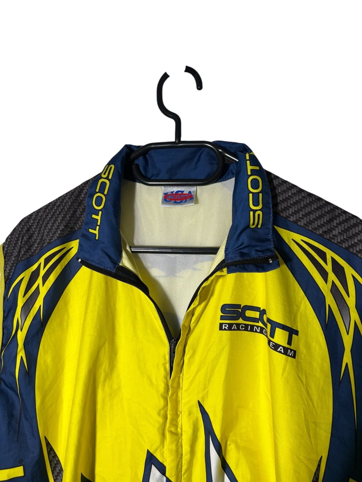 Schott Scott Racing Team Jersey Bicycle Made in USA 90’s Retro Size US L / EU 52-54 / 3 - 2 Thumbnail