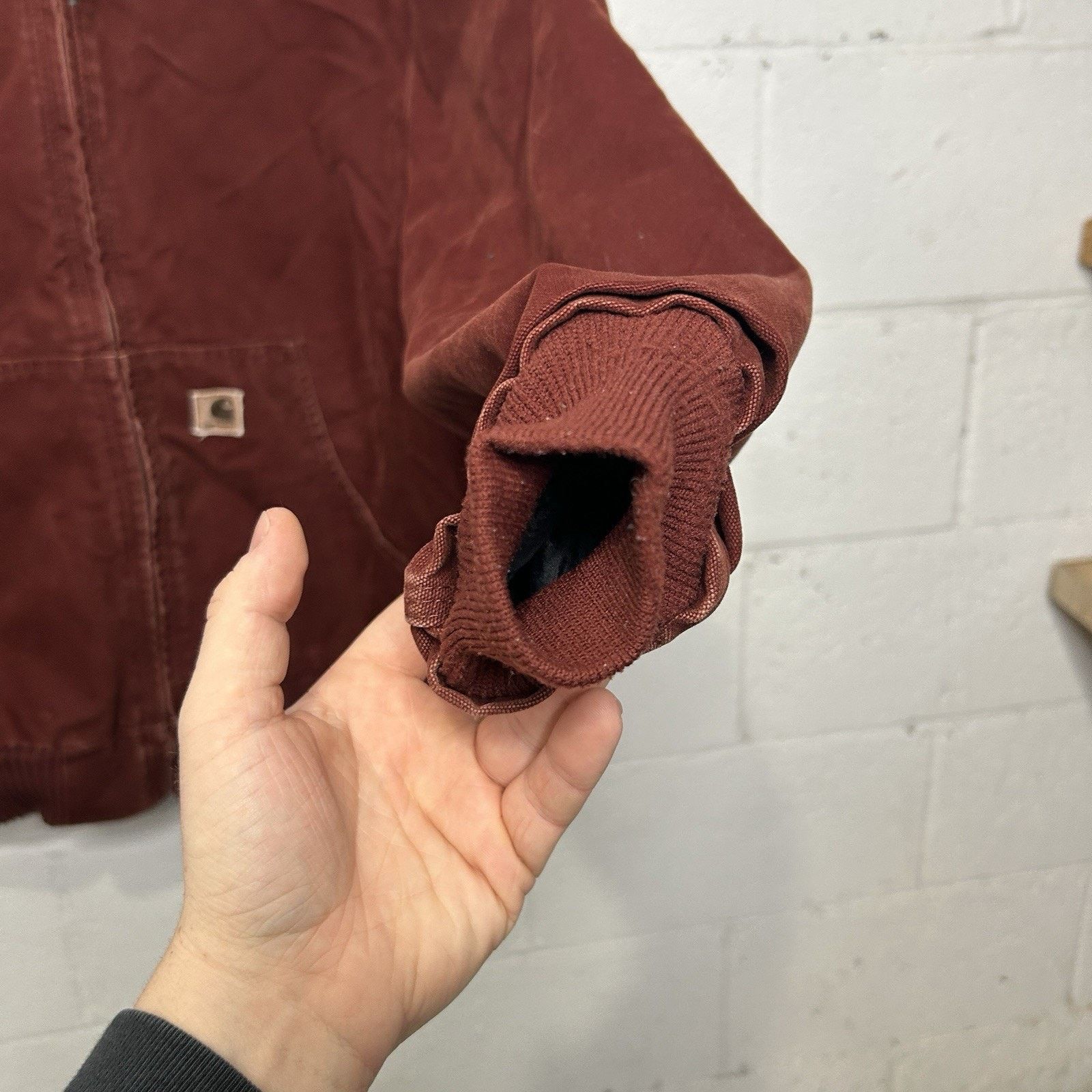 Carhartt Vintage Carhartt Quilted Hooded Active Jacket “Clay Red” Size US XL / EU 56 / 4 - 12 Thumbnail