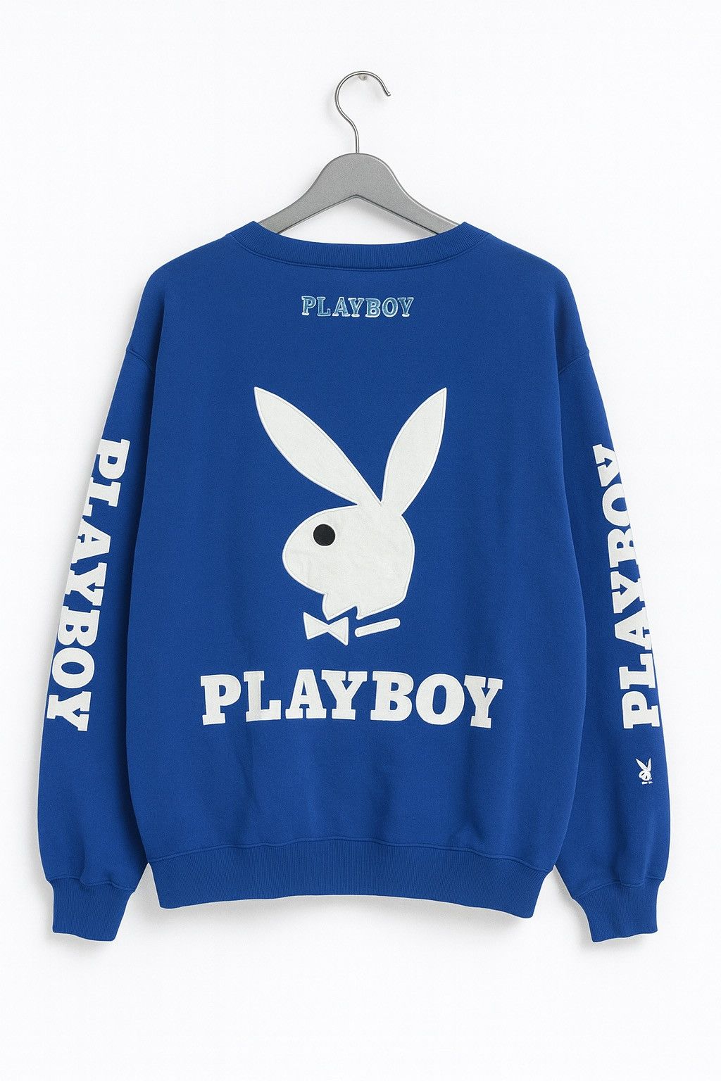 Playboy Vintage Playboy Blue Crewneck Sweatshirt XL Retro 90s Style Size US XL / EU 56 / 4 - 1 Thumbnail