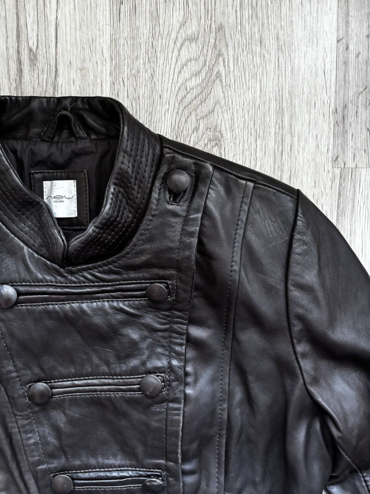 New Look Vintage Y2k old label new look brown leather jacket Size M / US 6-8 / IT 42-44 - 6 Thumbnail