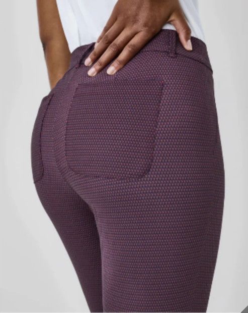 Spanx Spanx 50301Q Geo Scape Orange Sunshine Kick Flare Pants PM Size 24" / US 00 / IT 34 - 4 Thumbnail