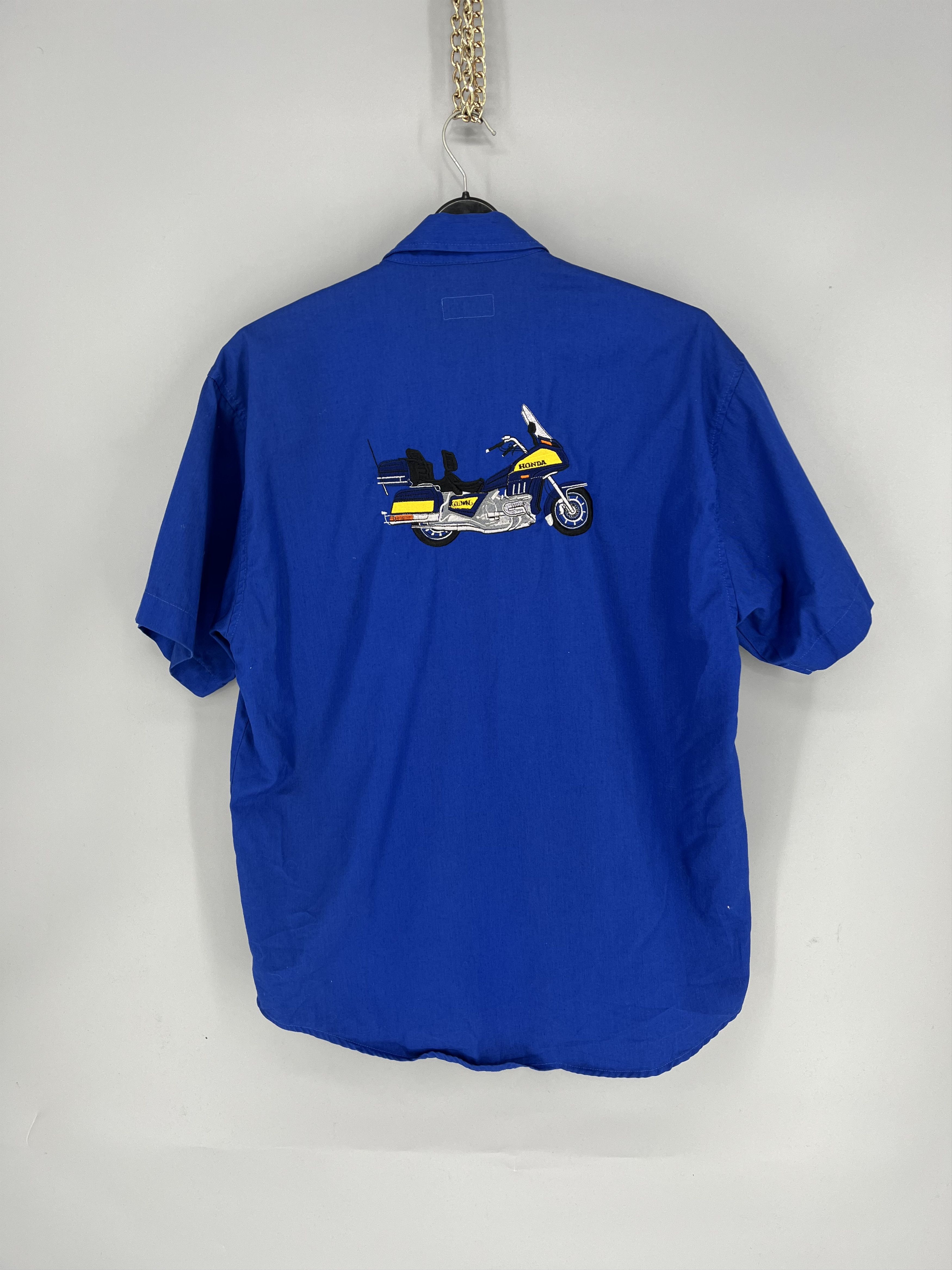 Honda Vintage Y2K Honda Button Up Shirt Big Logo Size US L / EU 52-54 / 3 - 1 Thumbnail