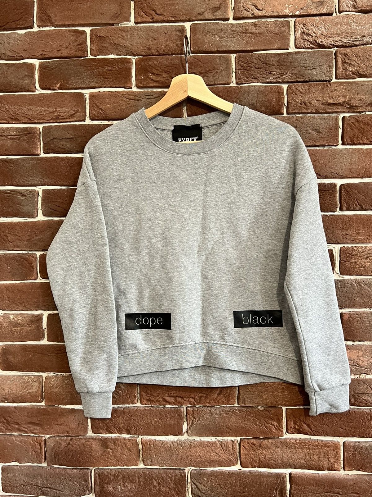 Pyrex Vision Pyrex Vision Dope Black Sweatshirt XS by Virgial Abloh Rare Size US XS / EU 42 / 0 - 1 Thumbnail