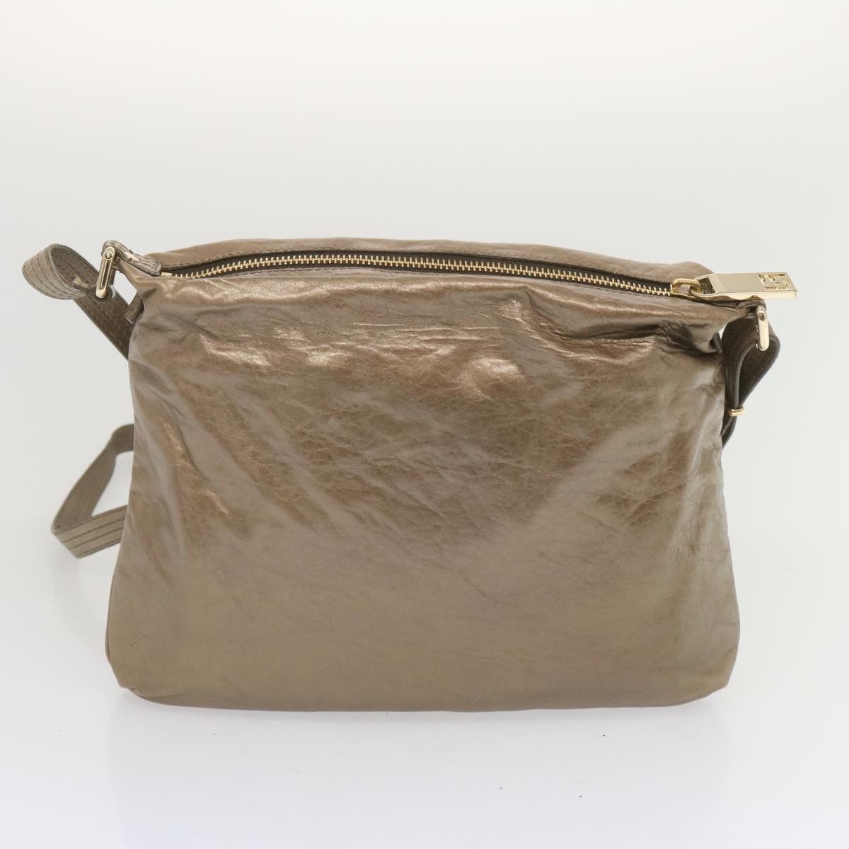 Fendi FENDI Shoulder Bag Leather Bronze Size ONE SIZE - 3 Thumbnail