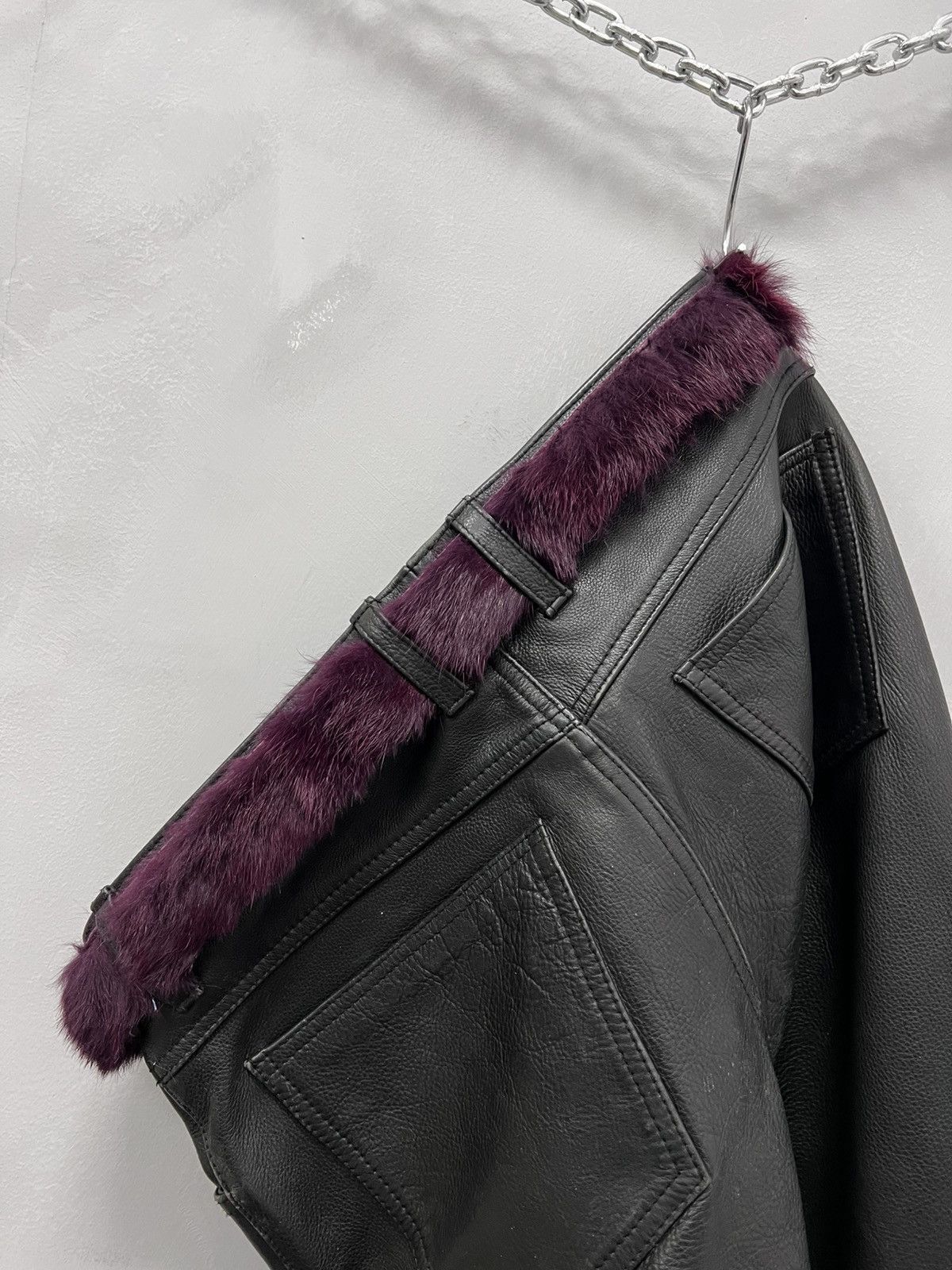 Hysteric Glamour × If Six Was Nine VINTAGE AVANT-GARDE GOTHIC LEATHER BELT RICK OWENS STYLE Size ONE SIZE - 10 Thumbnail