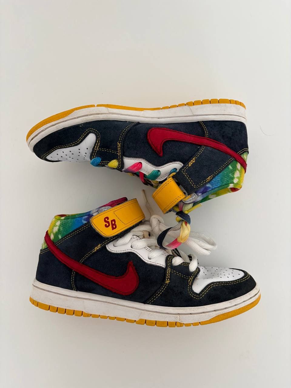 Nike Nike SB Dunk Mid Tie Dye Size US 5.5 / EU 38 - 3 Thumbnail