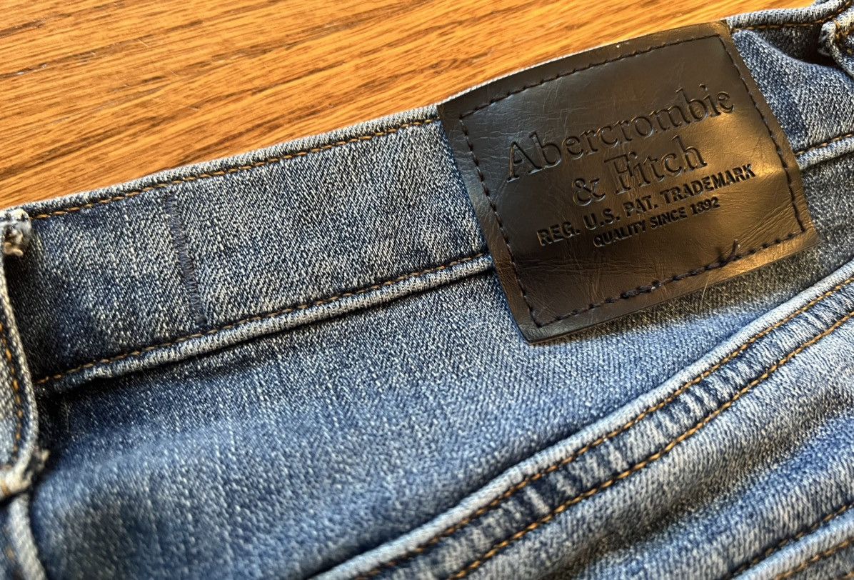 Abercrombie & Fitch Abercrombie & Fitch Skinny Taper Stretch Jeans 32 x 30 Size US 32 / EU 48 - 3 Thumbnail