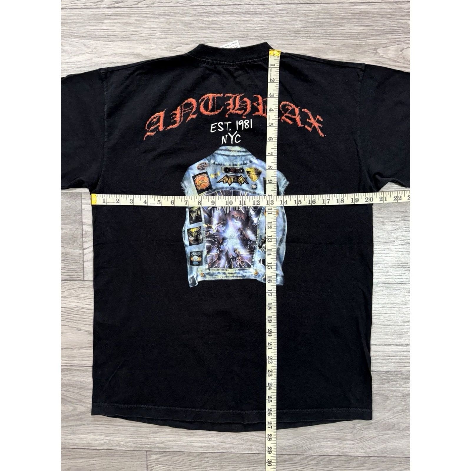 Fruit Of The Loom Anthrax Spreading The Disease Black Short Sleeve T Shirt M Mens Shirt Size US M / EU 48-50 / 2 - 3 Thumbnail