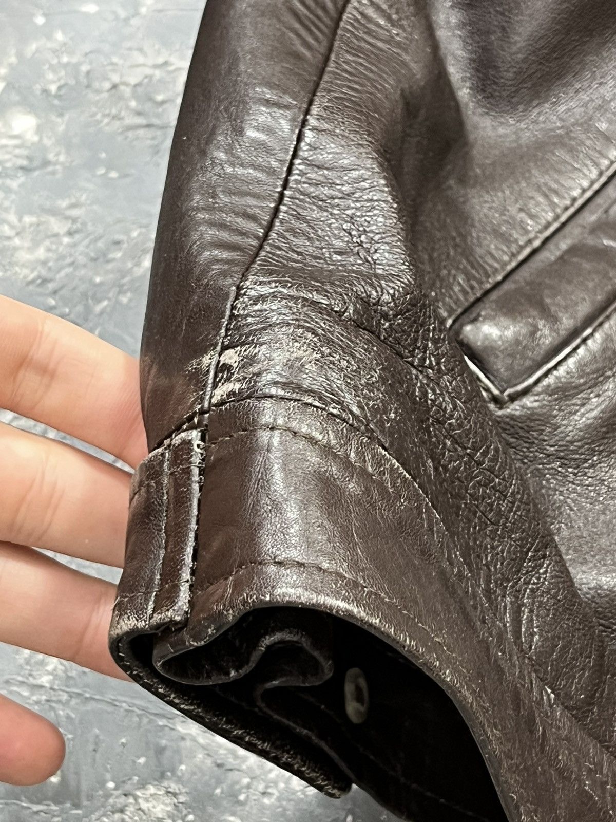 Polo Ralph Lauren Brown Polo Ralph Lauren leather jacket 70s 80s Size US M / EU 48-50 / 2 - 9 Thumbnail