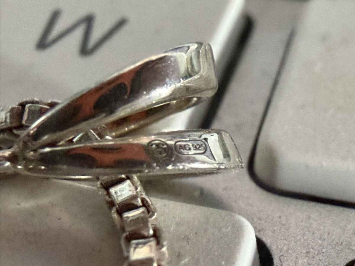 Stussy Stussy Silver S Logo Pendant Necklace Size ONE SIZE - 3 Thumbnail