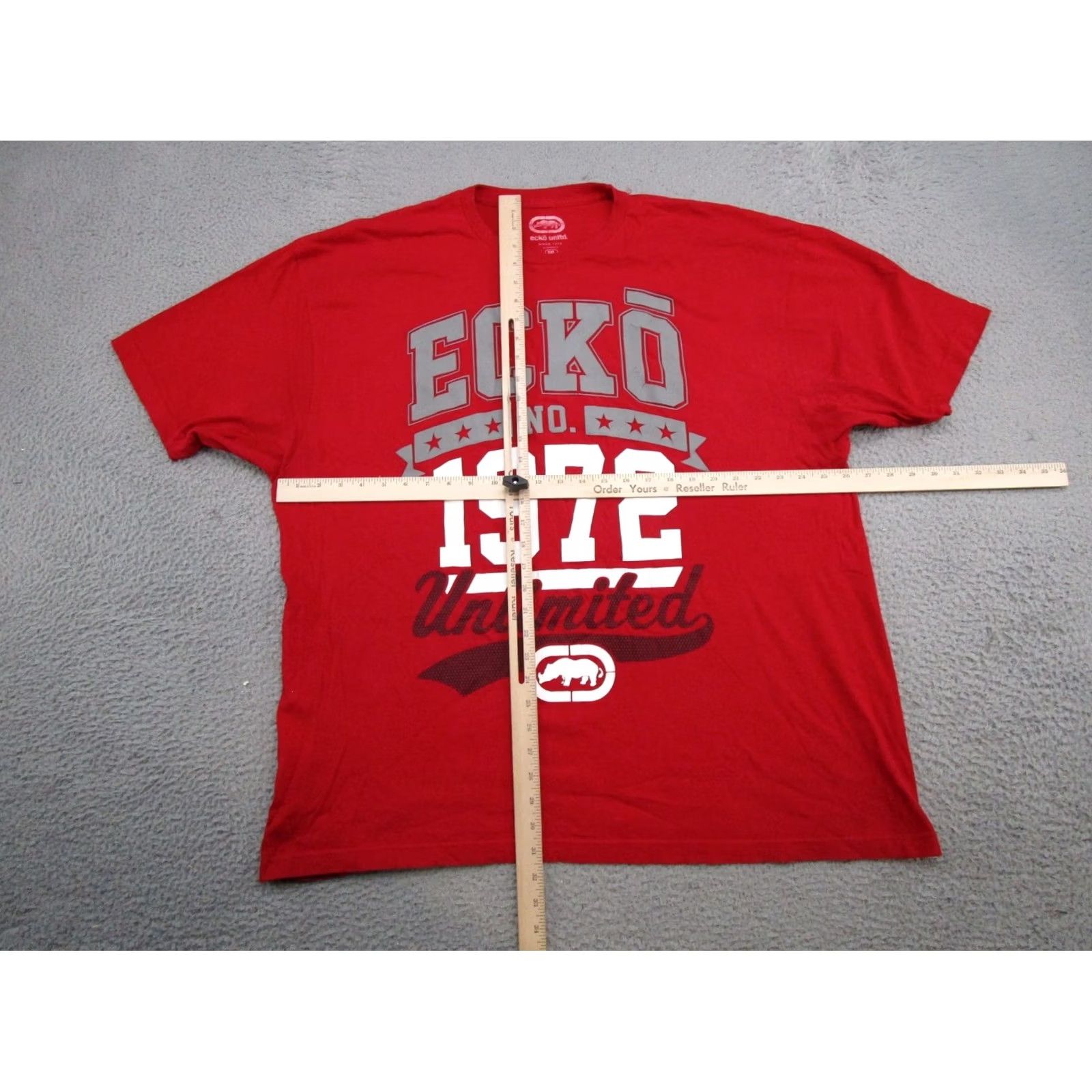 Ecko Unltd. VINTAGE Ecko Unltd. T-Shirt Mens 3XL Red Hip Hop Logo VTG Y2K Readable Read Size US XXL / EU 58 / 5 - 6 Thumbnail