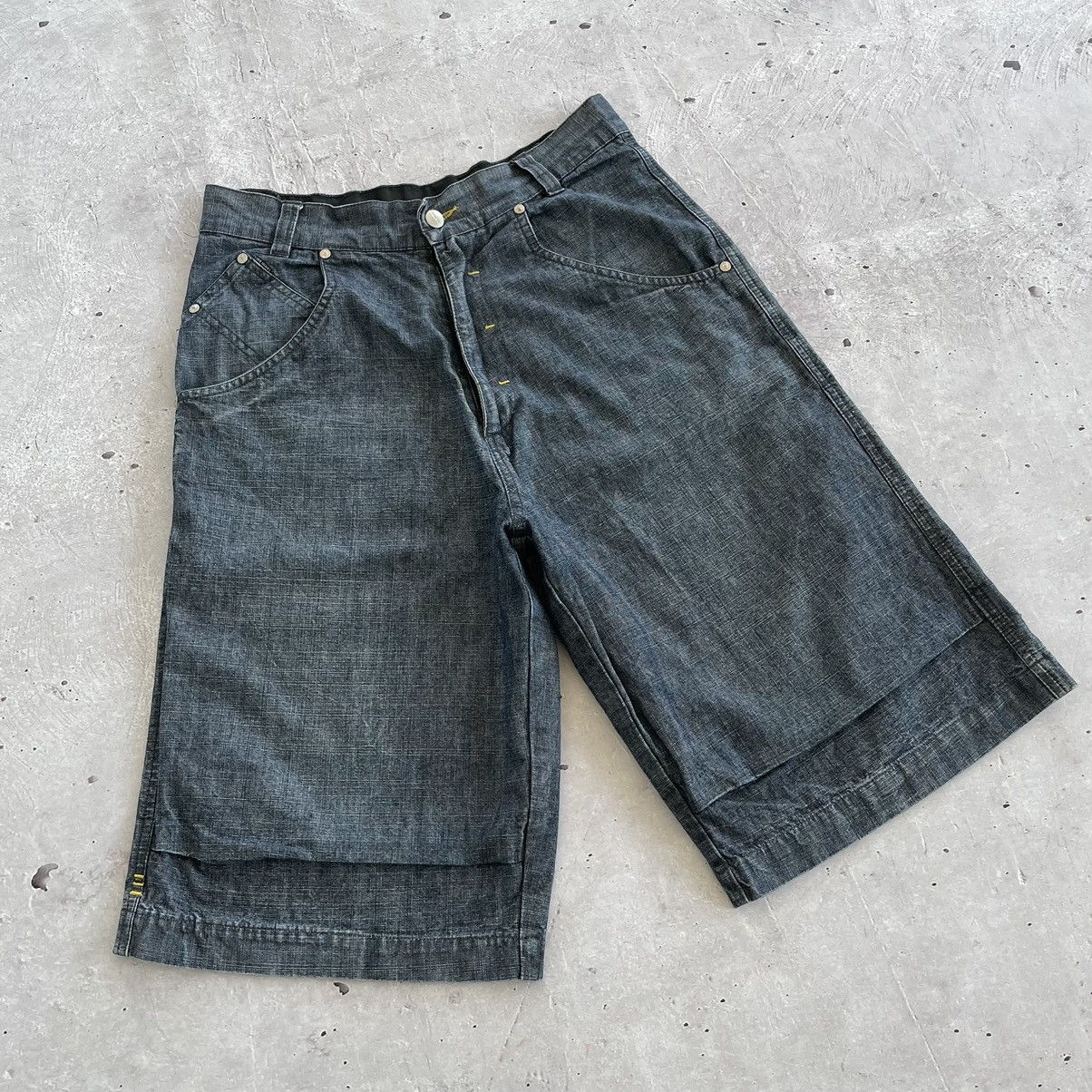 Aem'kei × Vintage Vintage Aemkei denim shorts rap y2k Size 28" / US 6 / IT 42 - 2 Thumbnail