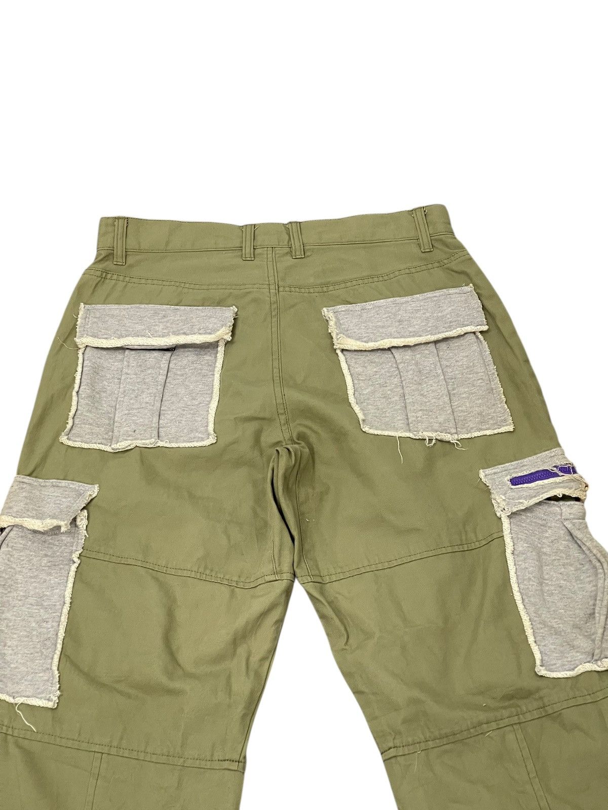 Japanese Brand Elem Cargo Pant Hybrid Sweat Pockets Style Regular 4🟦0 Size US 31 - 6 Thumbnail