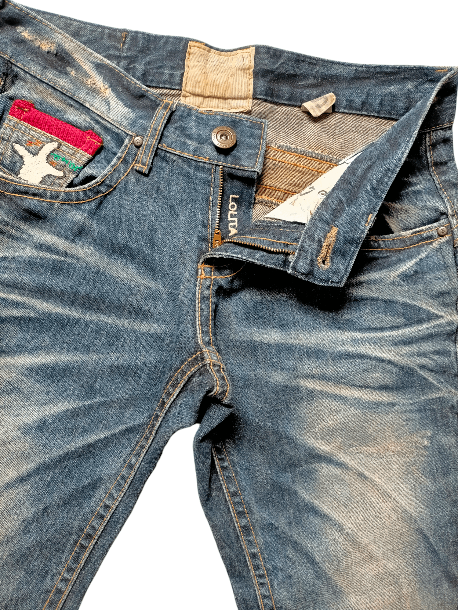 Hysteric Glamour 🔥Rare Yoshitomo Nara Lolita Jeans Size US 32 / EU 48 - 13 Thumbnail
