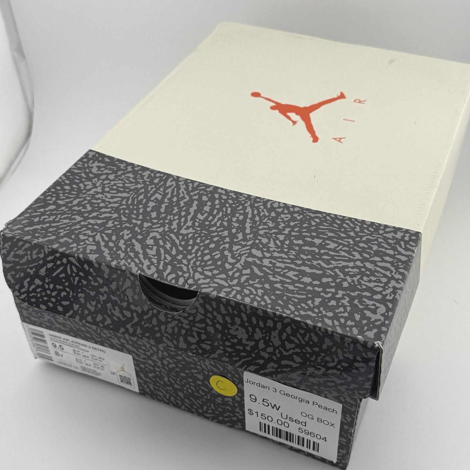 Jordan Brand Jordan 3 Georgia Peach 9.5W Used Size US 9.5 / IT 39.5 - 7 Thumbnail