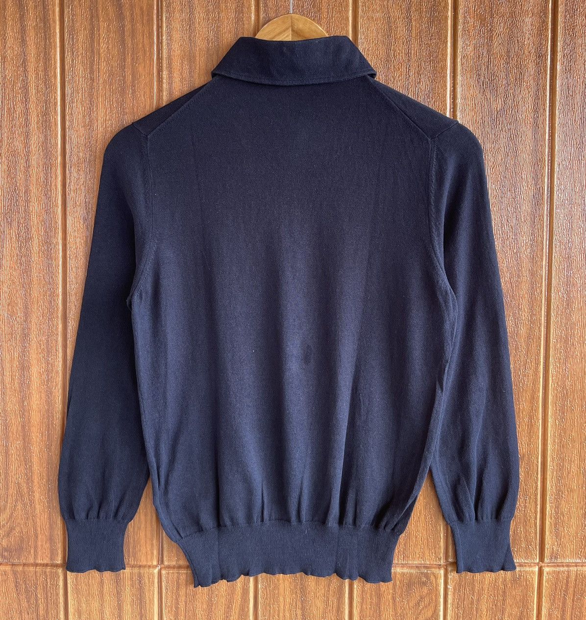 Bottega Veneta Archive🔥BOTTEGA VENETA🔥Uniform Long Sleeve Polo Shirt Size S / US 4 / IT 40 - 3 Thumbnail