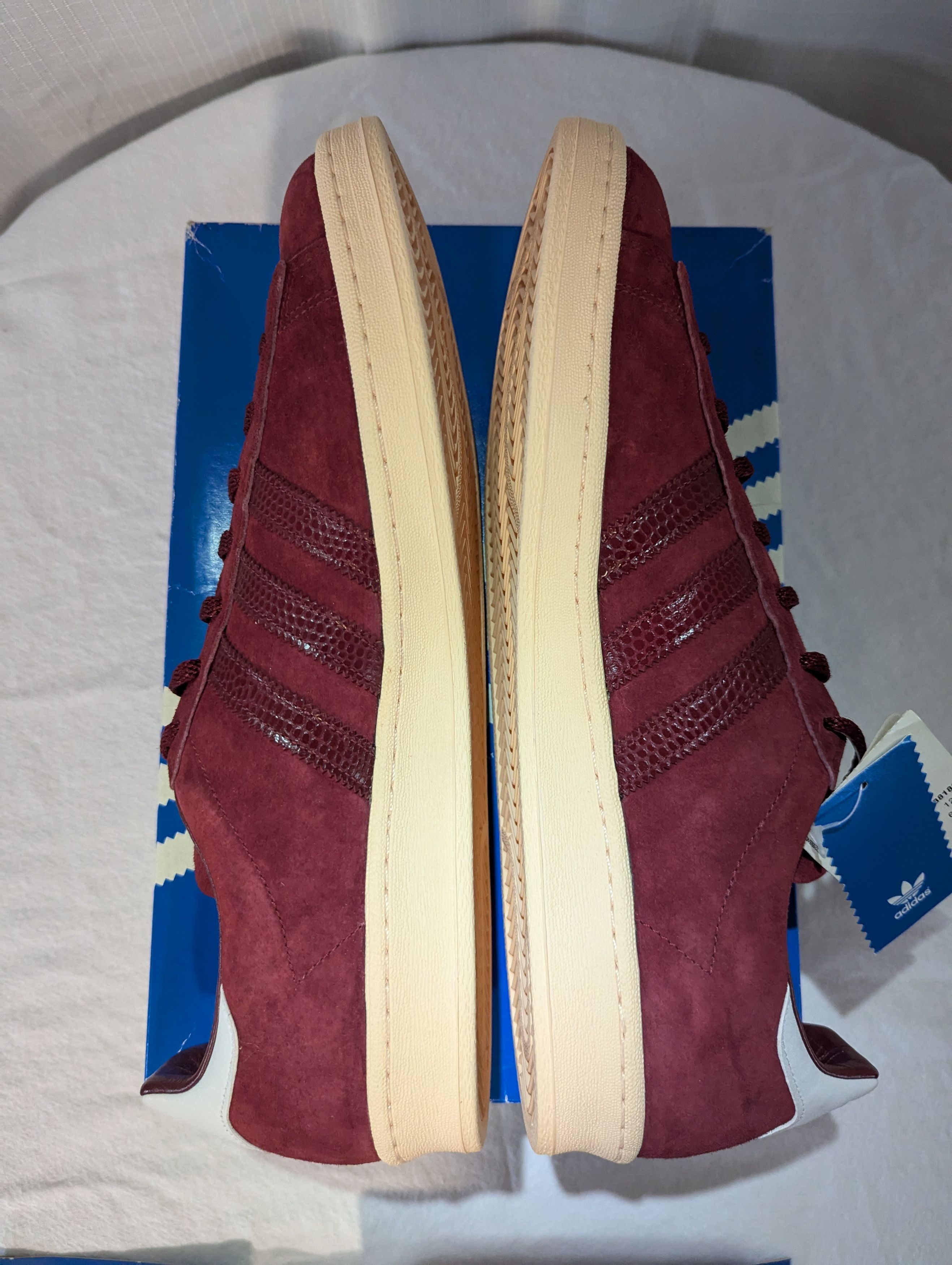 Adidas × Footpatrol Adidas Campus 80s Footpatrol cardinal sz. 12.5 Size US 12.5 / EU 45-46 - 4 Thumbnail