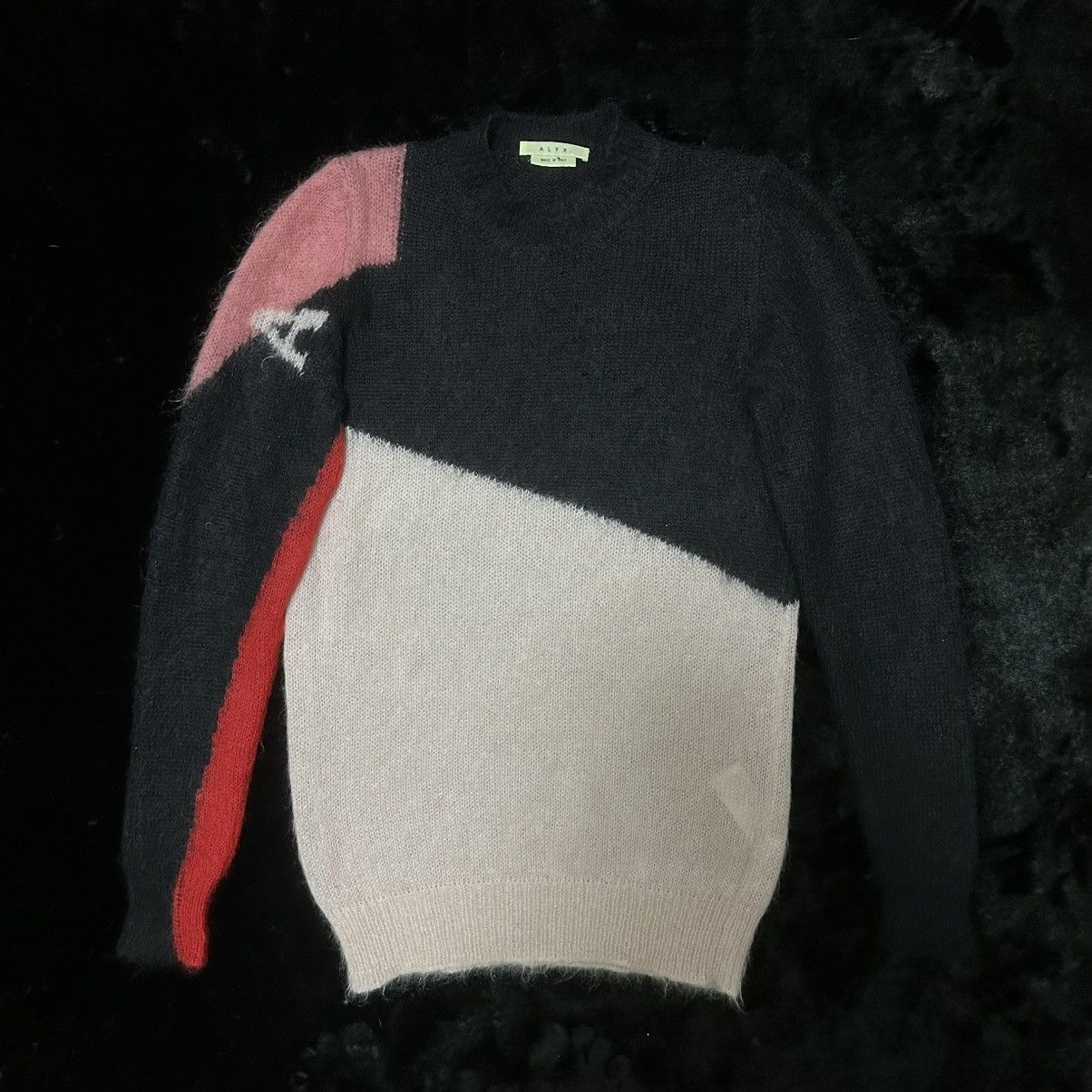 1017 ALYX 9SM × Alyx 1017 ALYX 9SM Mohair Abstract Knit Sweater Size US XS / EU 42 / 0 - 1 Thumbnail