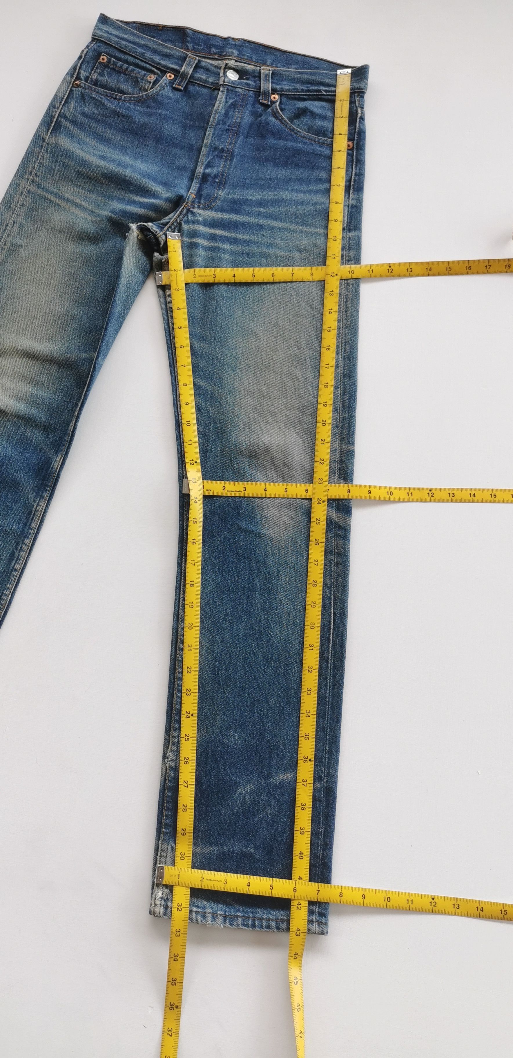 Levi's Vintage Levi’s 501 damage denim Size US 30 / EU 46 - 10 Thumbnail