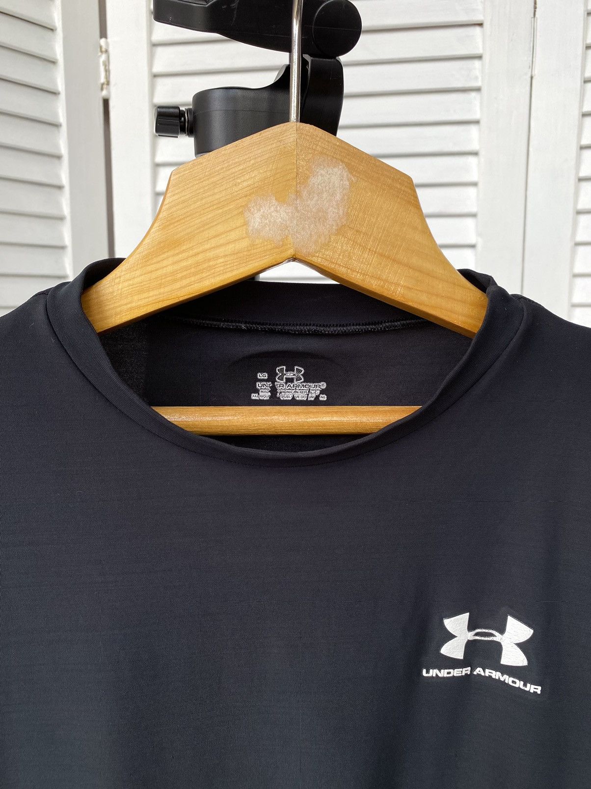 Under Armour × Vintage Vintage Under Armour Compression Running Long Sleeve Size US L / EU 52-54 / 3 - 6 Thumbnail