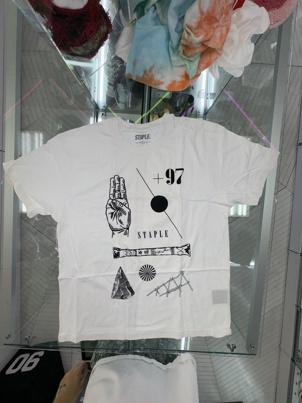 image of Staple 97 Tee Circa 2020 Pigeon in White, Men's (Size XL)