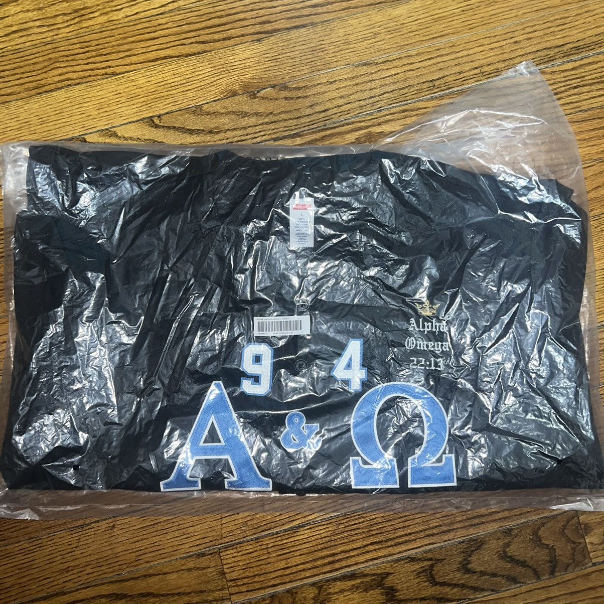 Supreme Supreme Alpha Omega Baseball Jersey Black Size: L Size US L / EU 52-54 / 3 - 3 Thumbnail