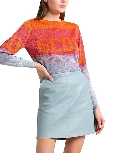 GCDS o1mle0325 Lurex Degrade Knit Sweater in Multicolor Size M / US 6-8 / IT 42-44 - 4 Thumbnail