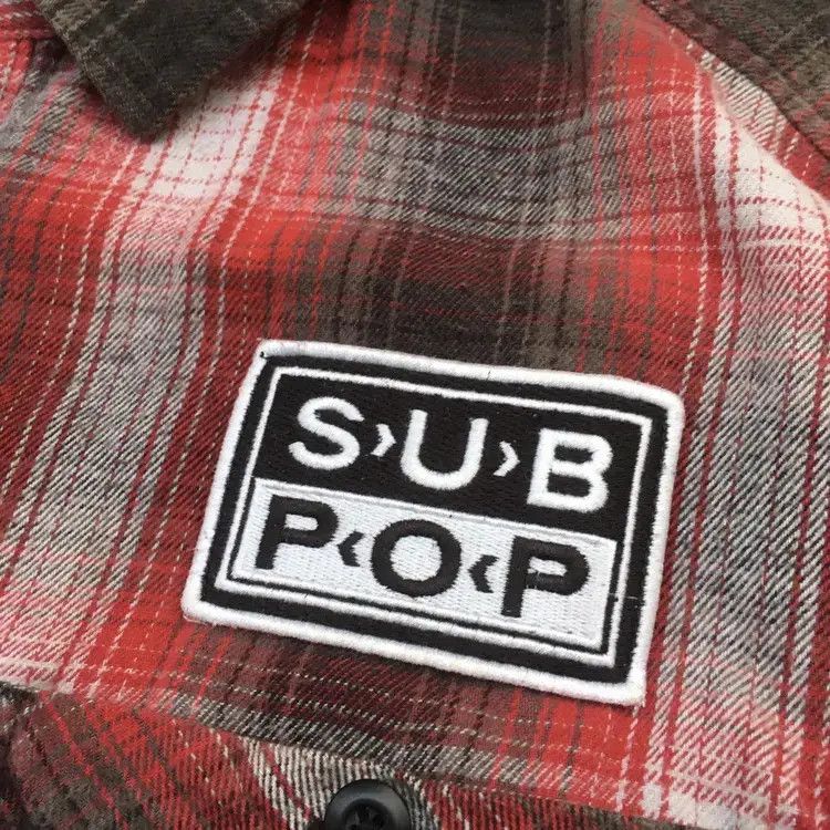 Altamont Limited Edition Sub Pop x Altamont Logo Patch Flannel Size US M / EU 48-50 / 2 - 3 Thumbnail