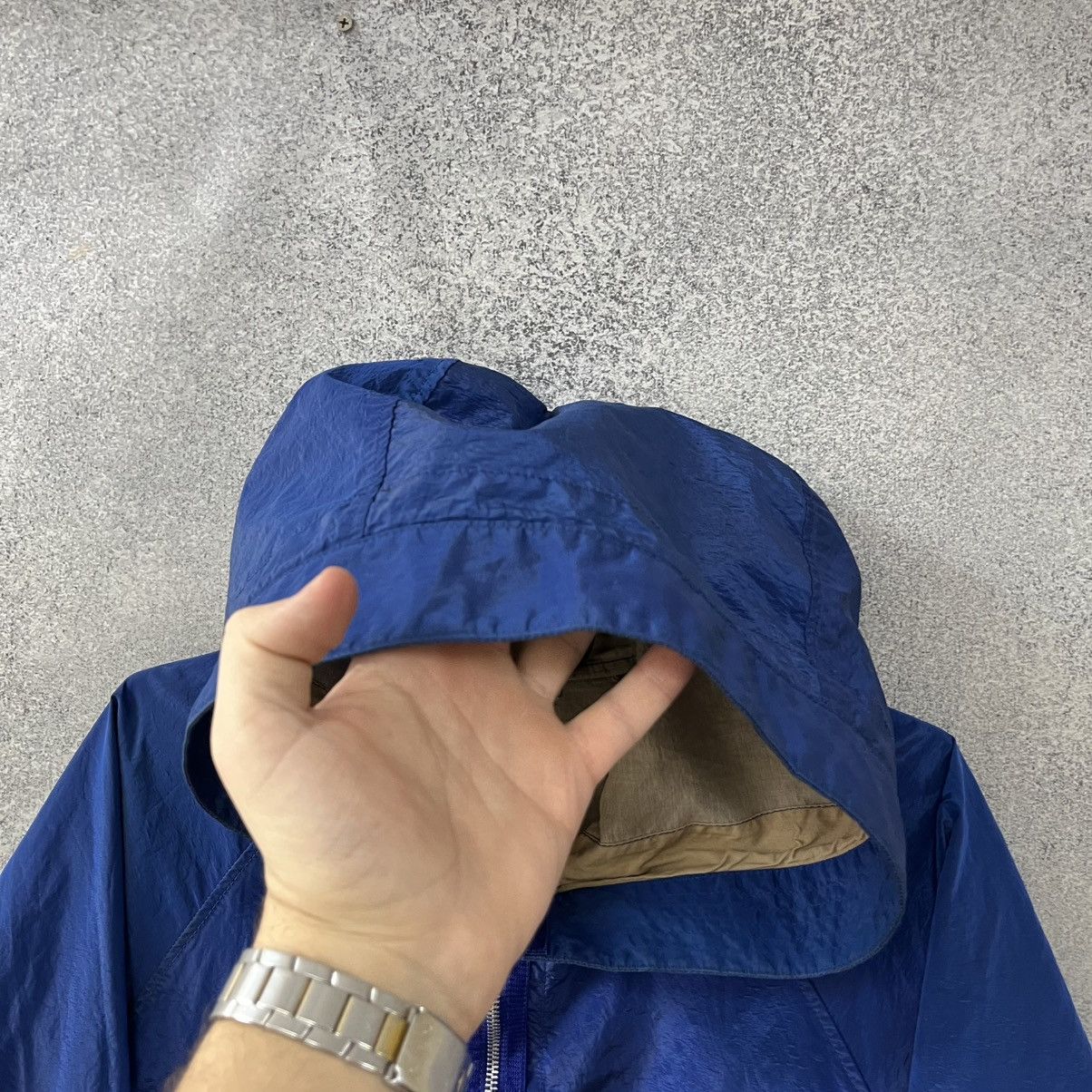 Stone Island Rare Vintage Stone Island jacket soft shell Nylon Blue Size US L / EU 52-54 / 3 - 5 Thumbnail