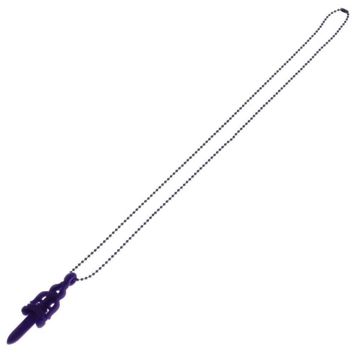 Chrome Hearts CHROME HEARTS Purple Rubber Dagger Necklace Size ONE SIZE - 2 Thumbnail
