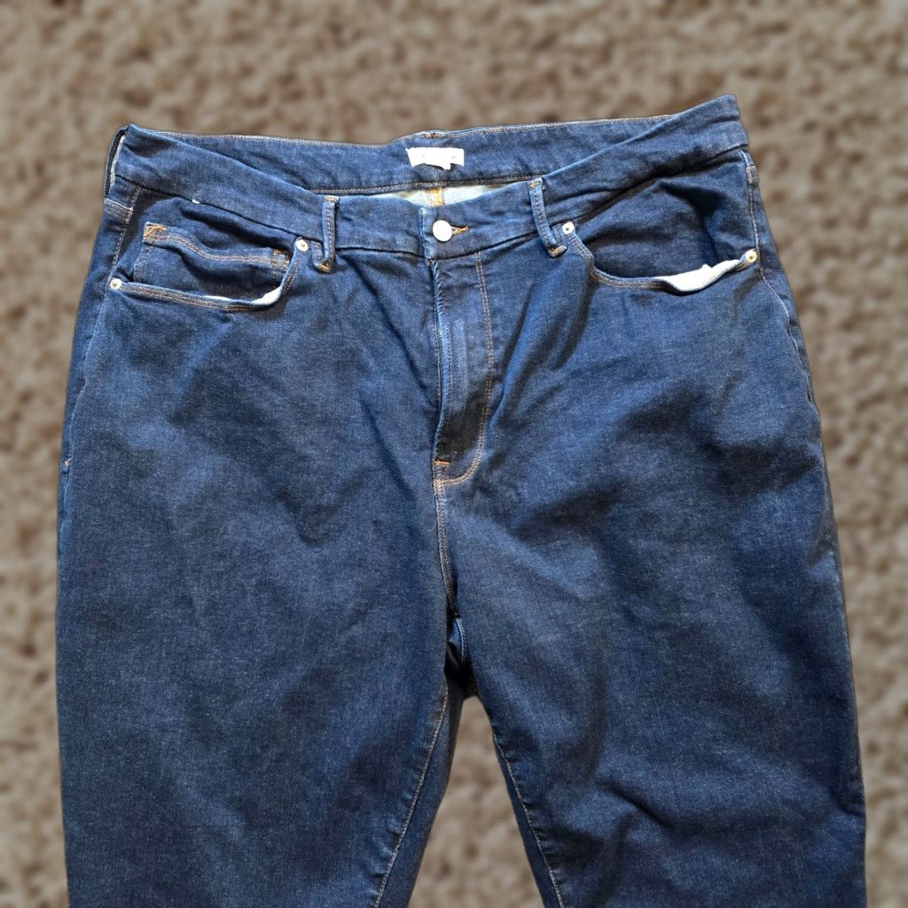 Good American Good American Jeans Women Plus 26 Blue Skinny Capsule Fit Stretch 5-Pocket Denim High Rise Inseam 29 Size 26" / US 2 / IT 38 - 1 Thumbnail