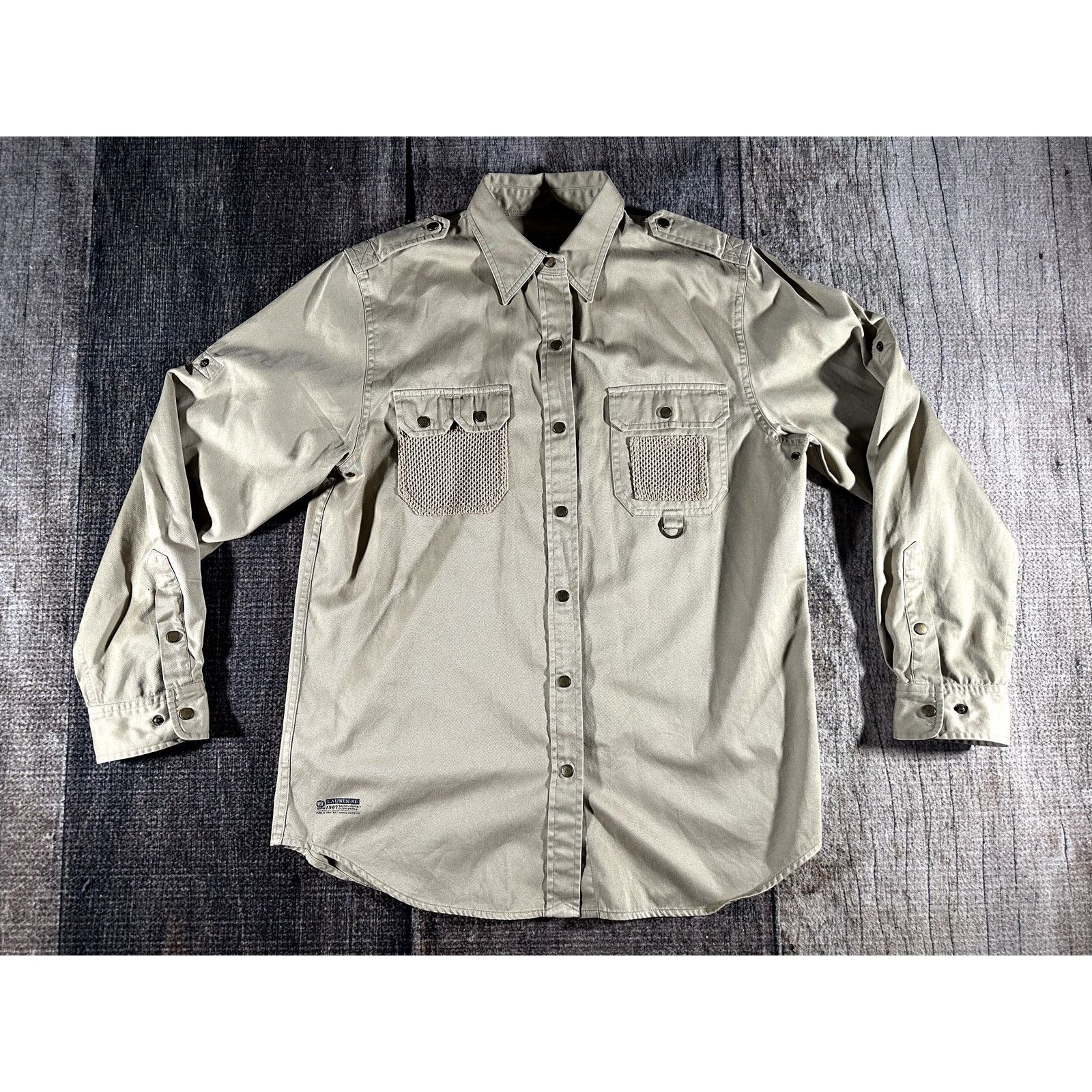 Lauren Ralph Lauren Lauren Ralph Lauren Safari Outfitters Shirt Medium Utility Size M / US 6-8 / IT 42-44 - 1 Thumbnail