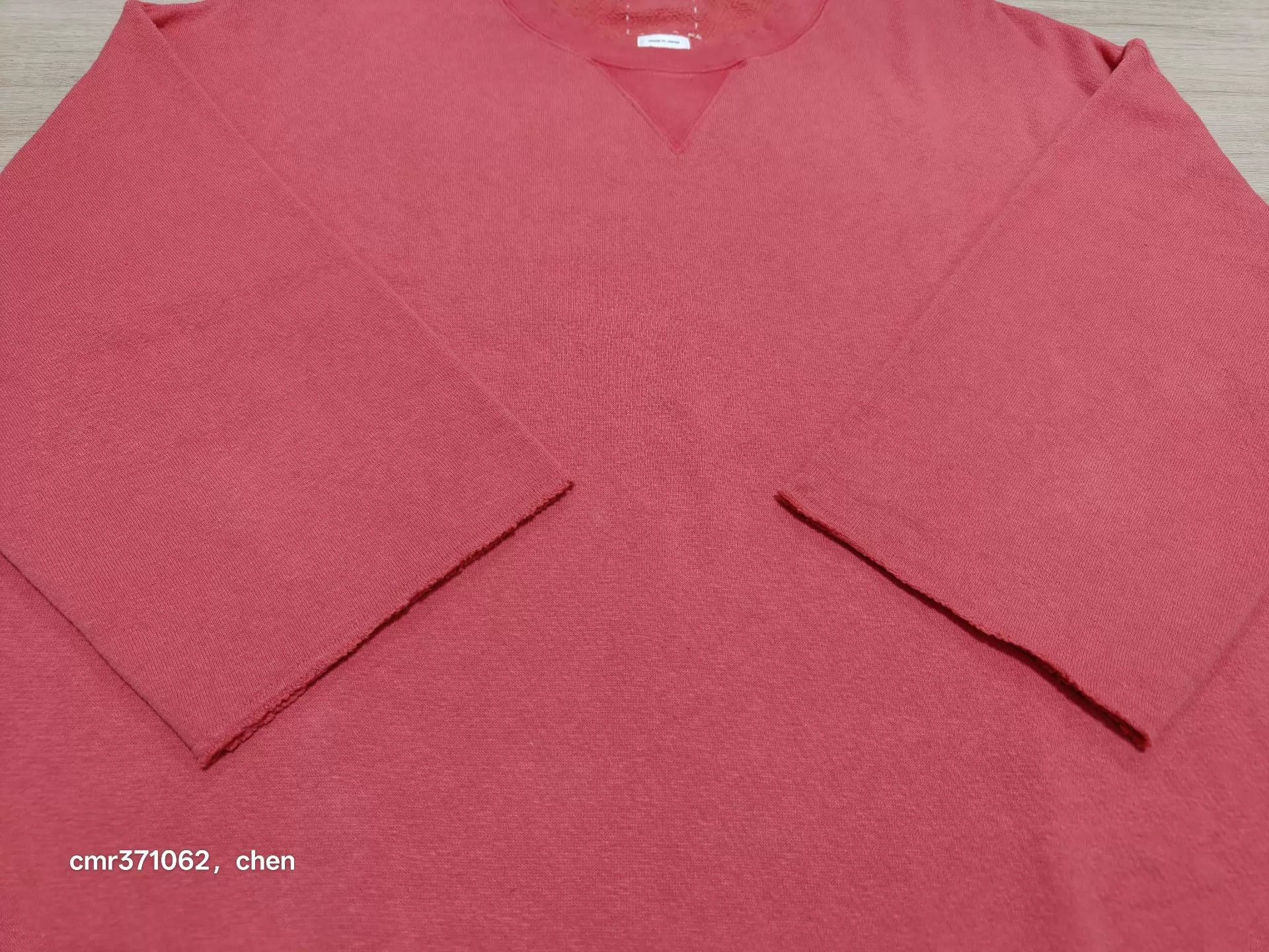Visvim VISVIM 21AW JUMBO SWEAT 3/4 UNEVEN DYE red/pink 3 Size US L / EU 52-54 / 3 - 3 Thumbnail