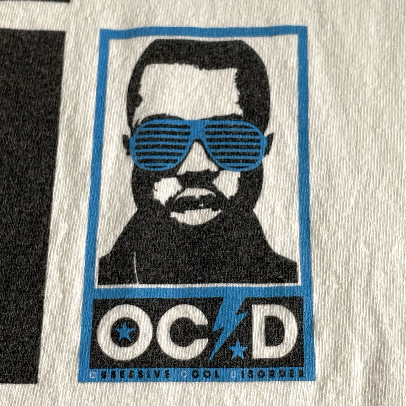 Vintage Kanye West Shirt Addiction T-Shirt L Men’s White OCD Addiction Cut Off Y2K Graduation Size US L / EU 52-54 / 3 - 3 Thumbnail