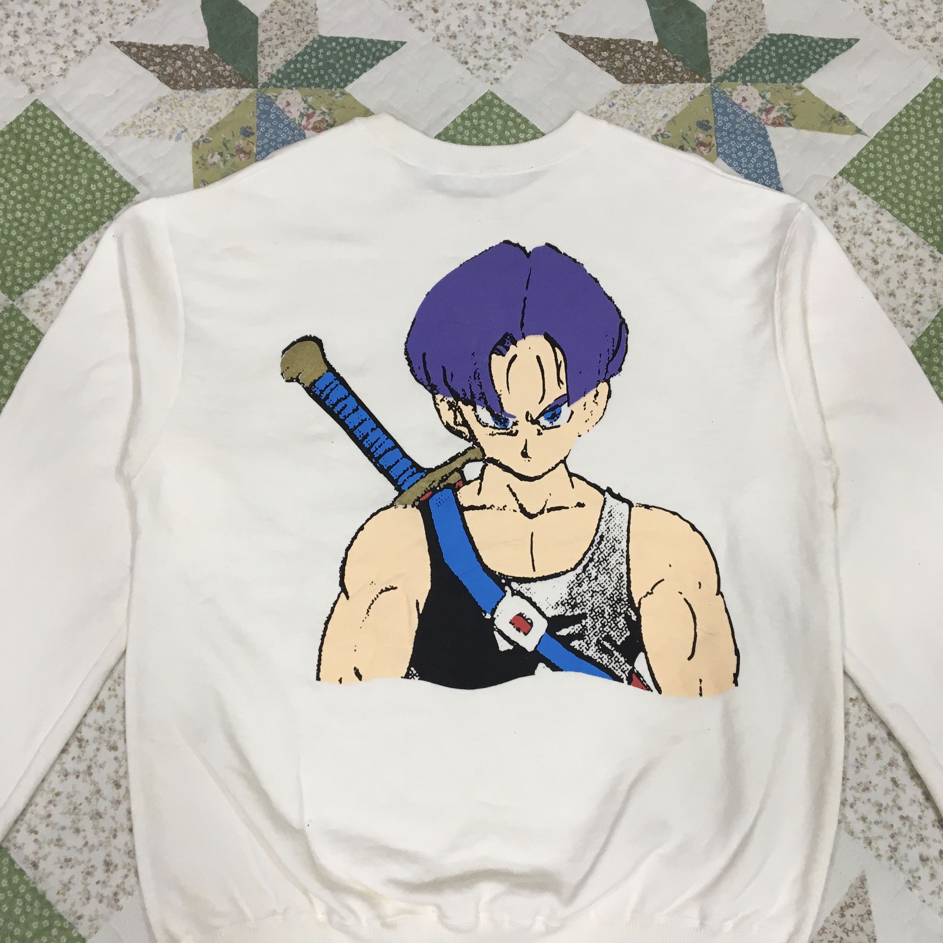 Anime × Cartoon Network × Japanese Brand Vintage Dragon Ball Trunks Character Sweatshirts Size US M / EU 48-50 / 2 - 3 Thumbnail