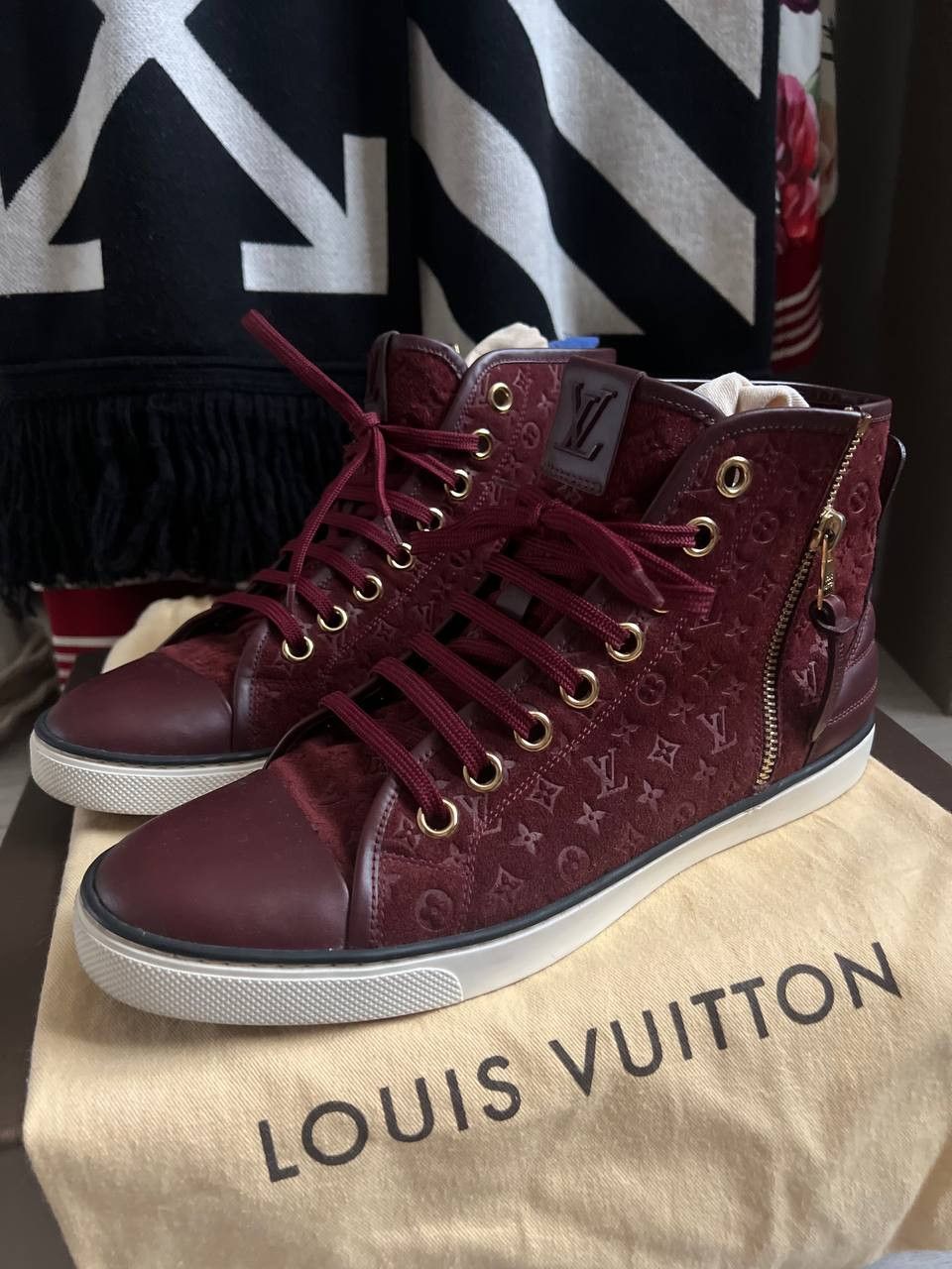 Louis Vuitton Louis Vuitton Punchy High Top Sneakers Size US 9.5 / IT 39.5 - 1 Thumbnail