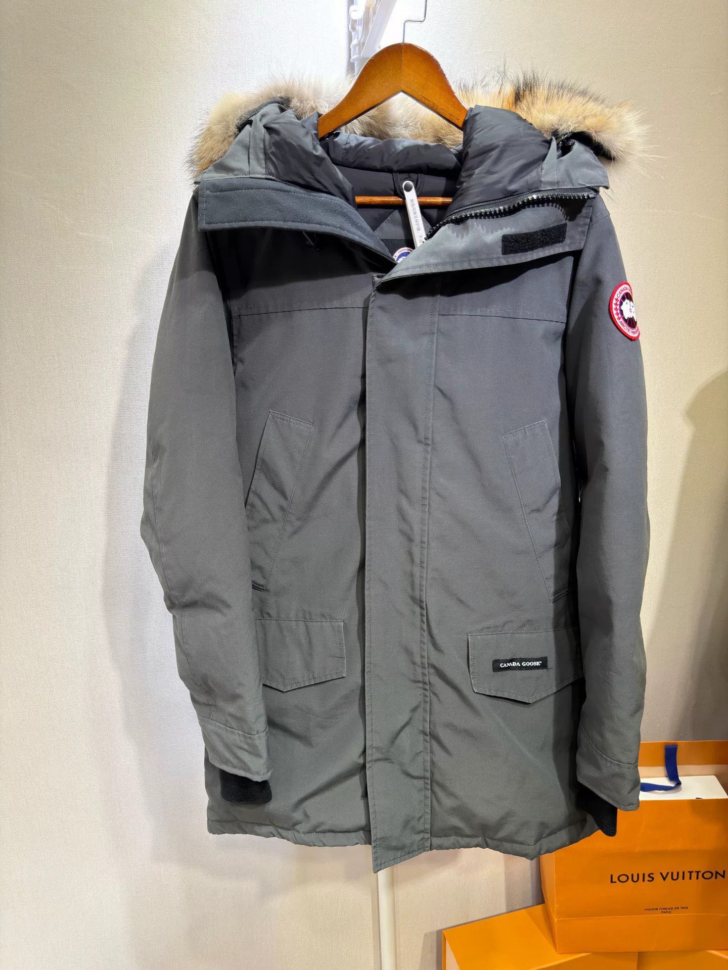 Canada Goose Canada Goose Langford Graphite Long Parka Size US M / EU 48-50 / 2 - 1 Thumbnail