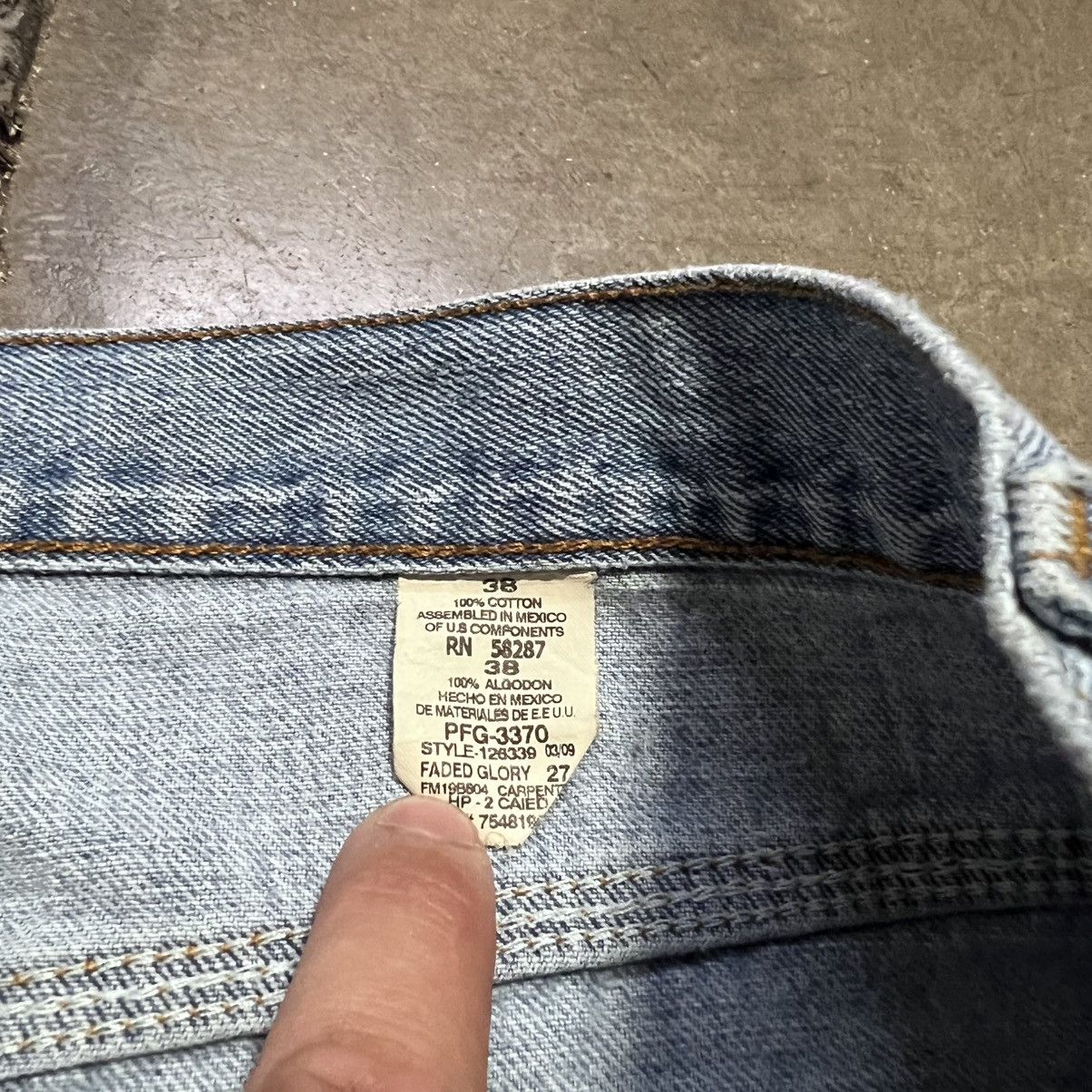 Faded Glory Vintage Faded Glory Baggy Carpenter Shorts Skater Grunge Y2K Size US 38 / EU 54 - 9 Thumbnail