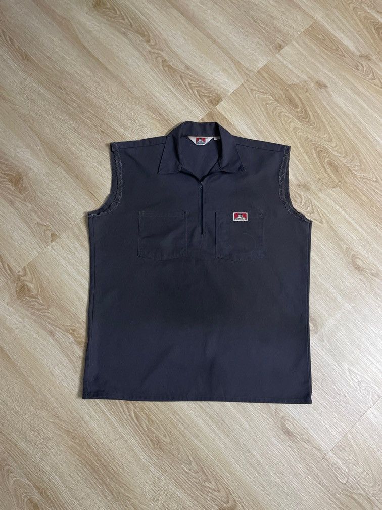 Ben Davis × Vintage Vintage BEN DAVIS WORKWEAR vest Size US L / EU 52-54 / 3 - 1 Thumbnail