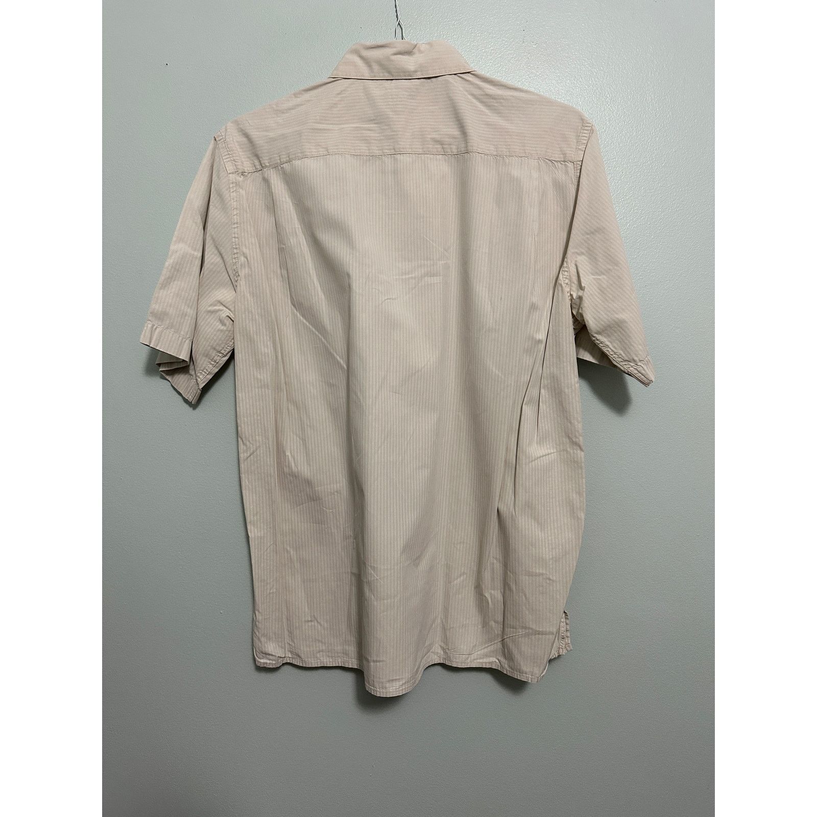 Versace Versace cream damask stripe short sleeve button down size L Size US L / EU 52-54 / 3 - 3 Thumbnail