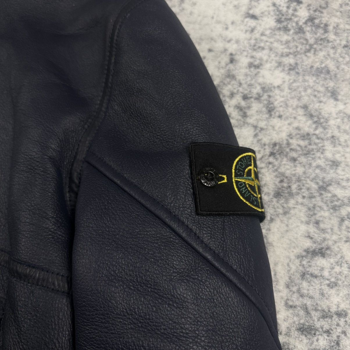 Stone Island Stone Island Hand Painted Sheepskin Fur Shearling Jacket Size US XXL / EU 58 / 5 - 5 Thumbnail